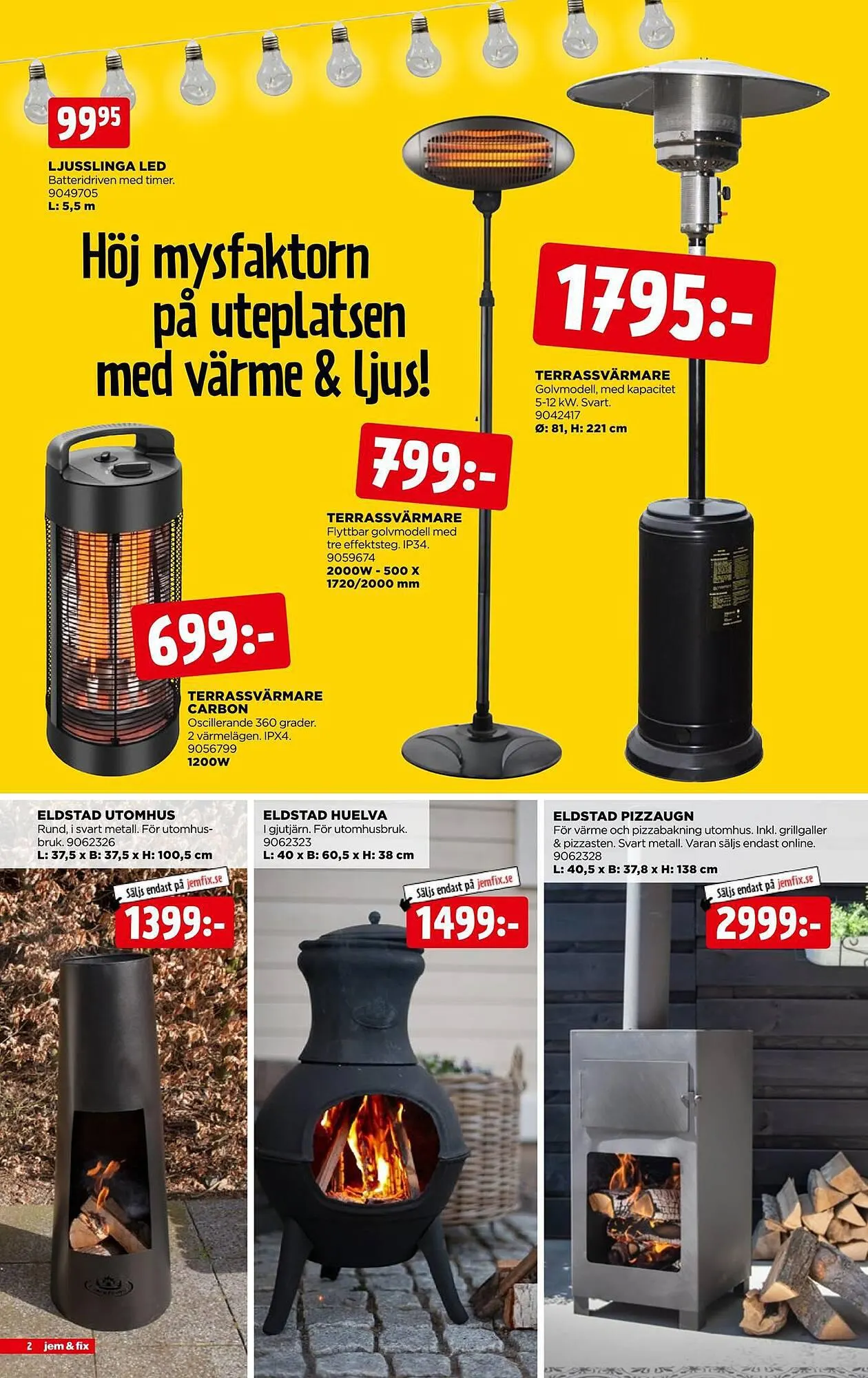 Jem&Fix reklamblad från 27 augusti till 10 september 2023 - Reklamblad sidor 2