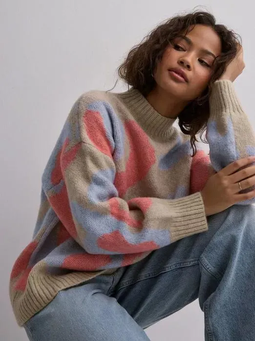 OBJJOYA L/S KNIT PULLOVER PB15