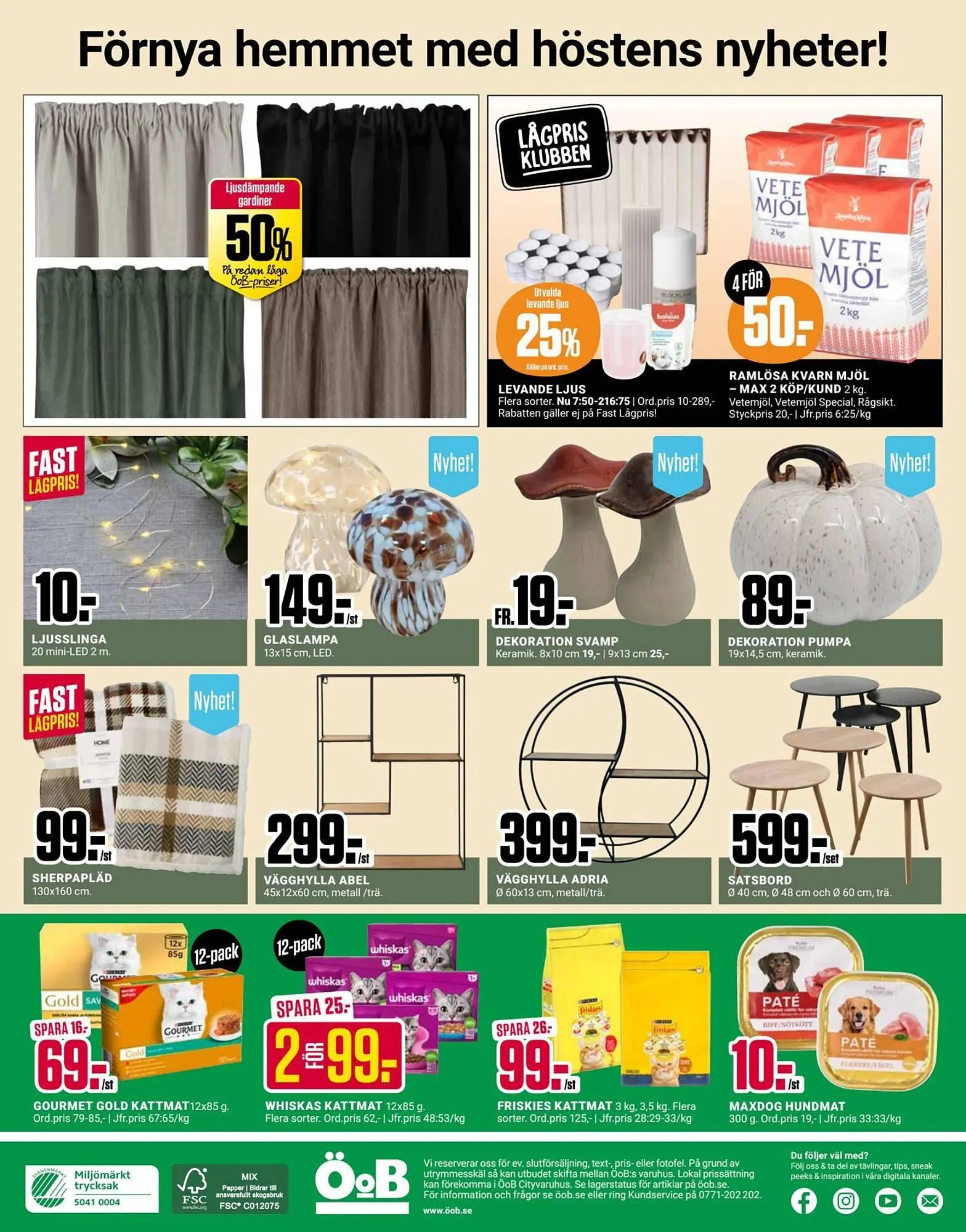 ÖoB reklamblad från 4 augusti till 10 augusti 2025 - Reklamblad sidor 11