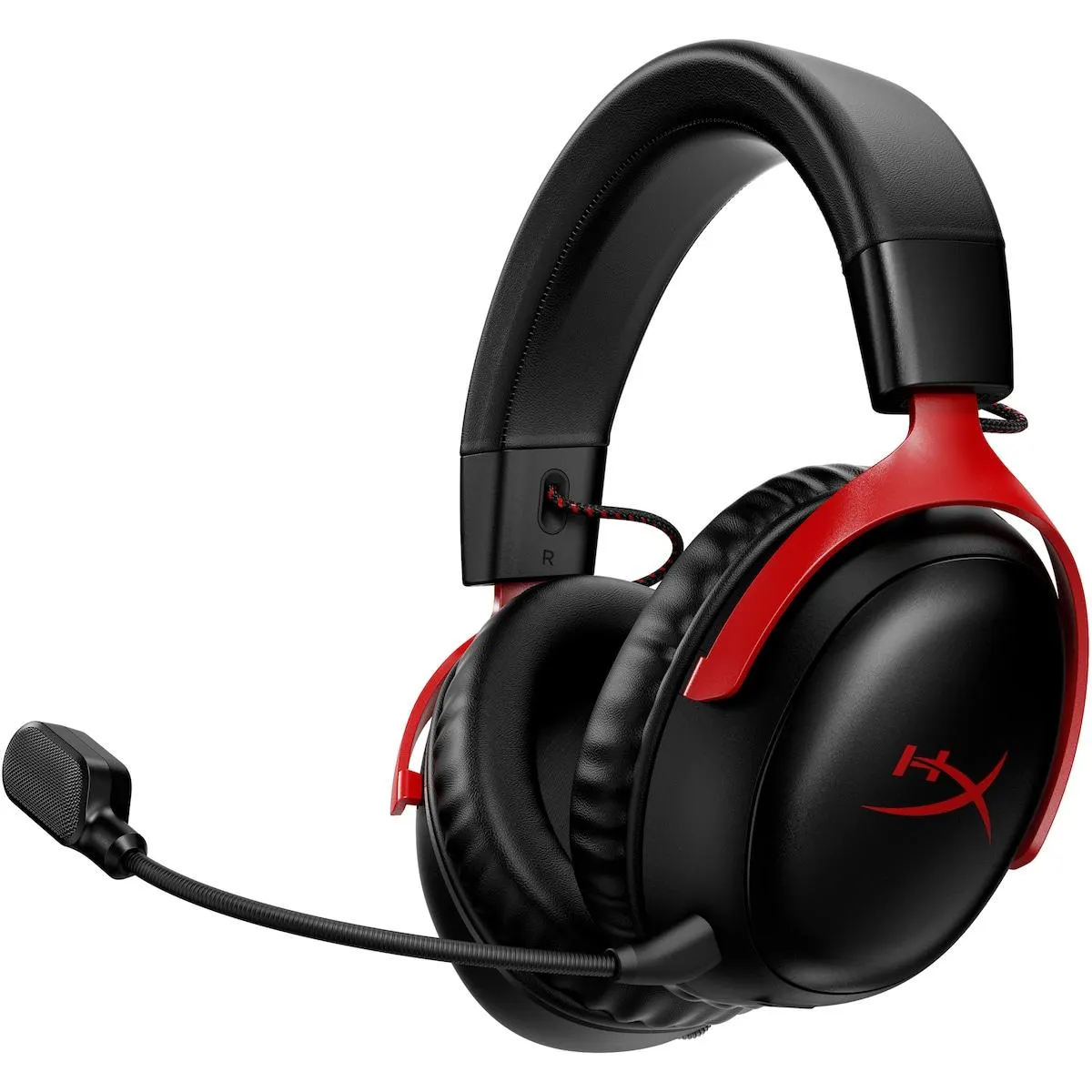 HyperX Cloud III trådlöst gamingheadset (svart/röd)