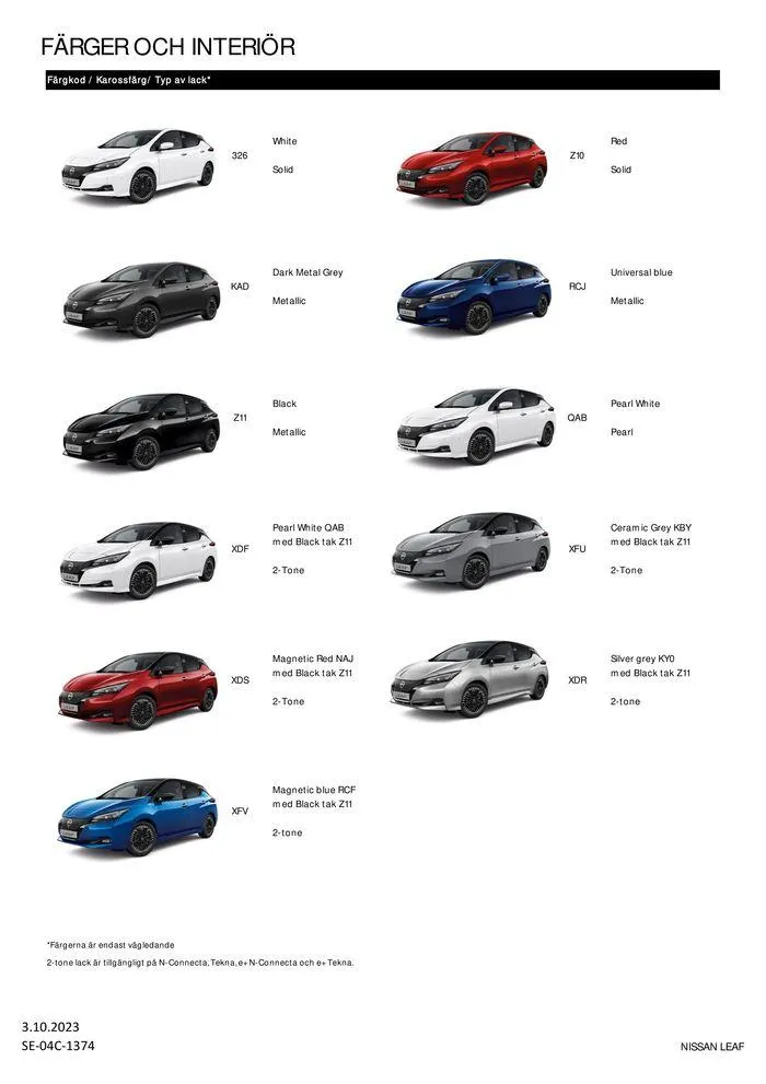 Nissan LEAF från 17 oktober till 17 oktober 2024 - Reklamblad sidor 8