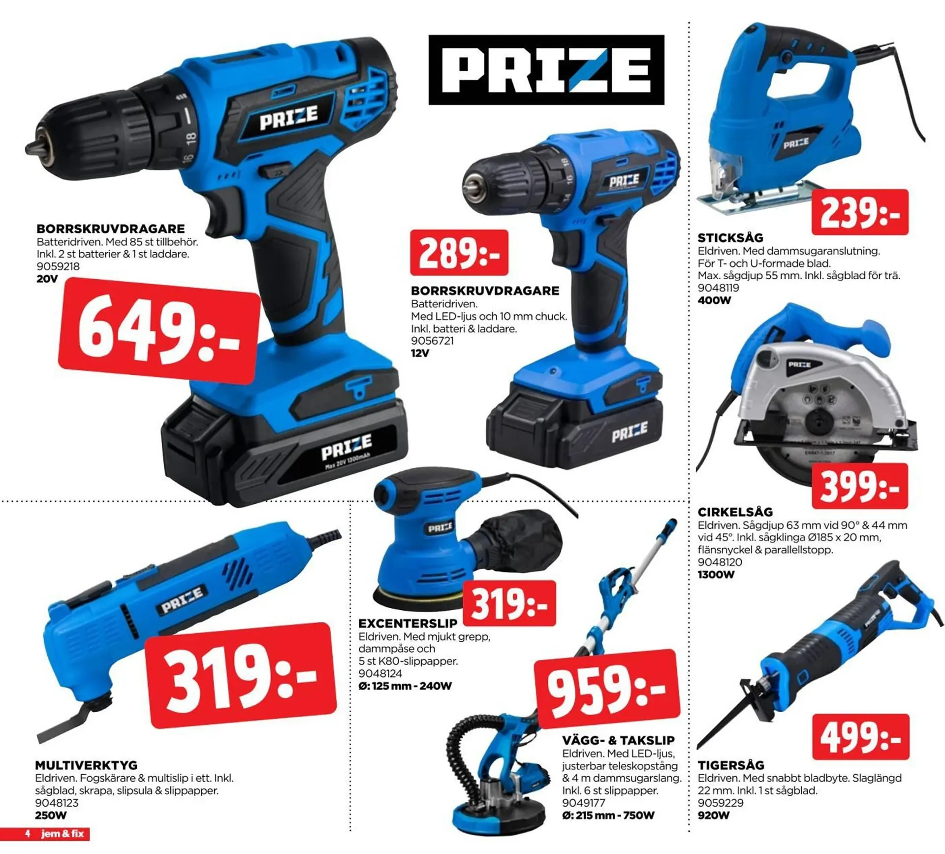 Jem&Fix reklamblad från 25 augusti till 7 september 2025 - Reklamblad sidor 4