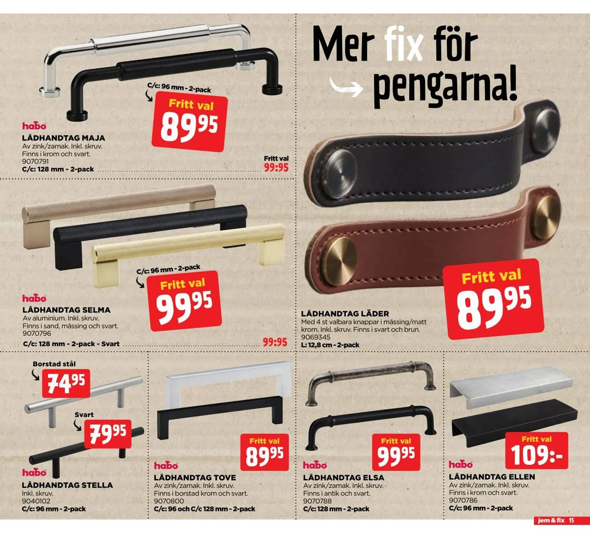 Jem&Fix reklamblad från 24 november till 7 december 2025 - Reklamblad sidor 15