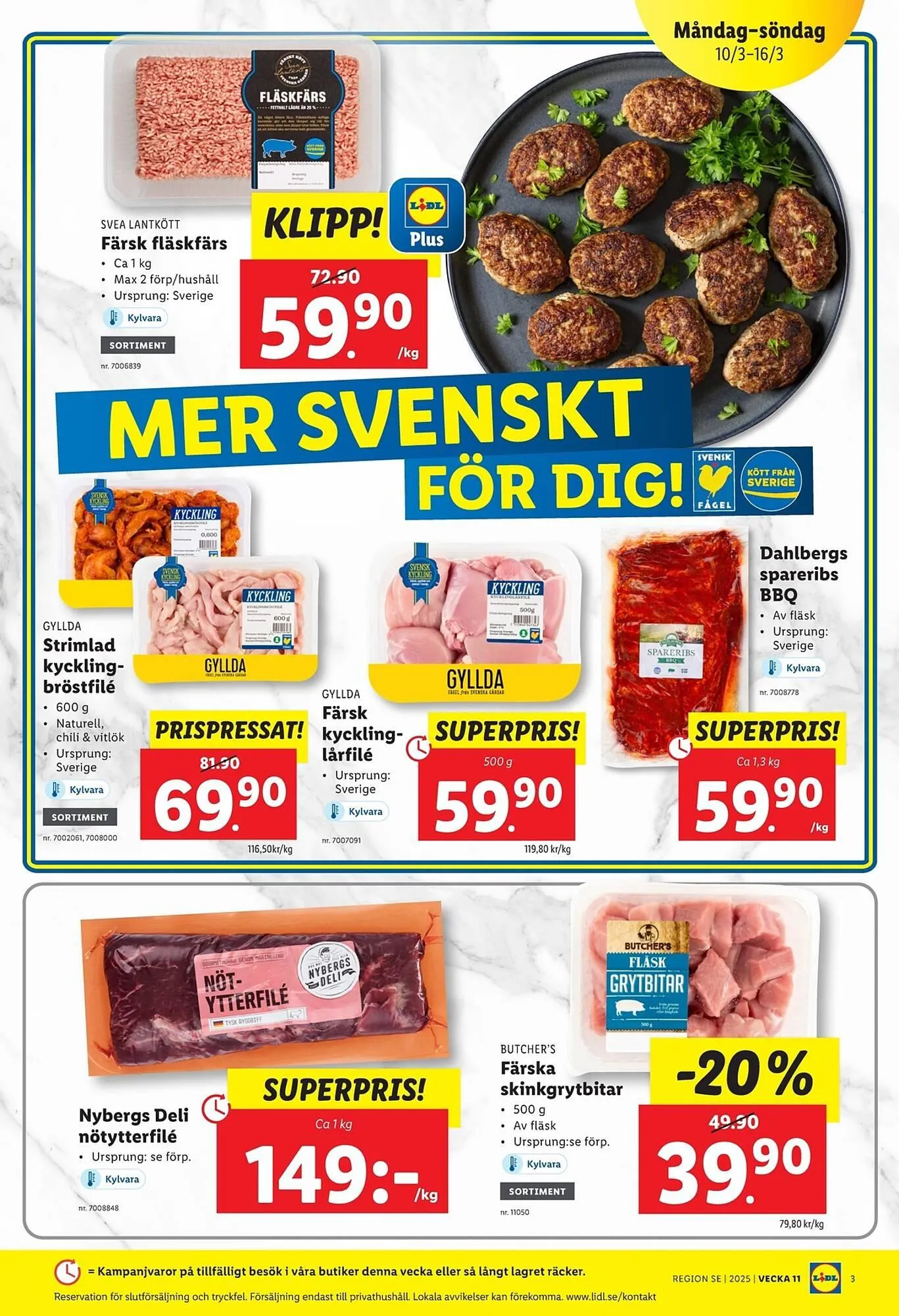Lidl reklamblad från 10 mars till 16 mars 2025 - Reklamblad sidor 3