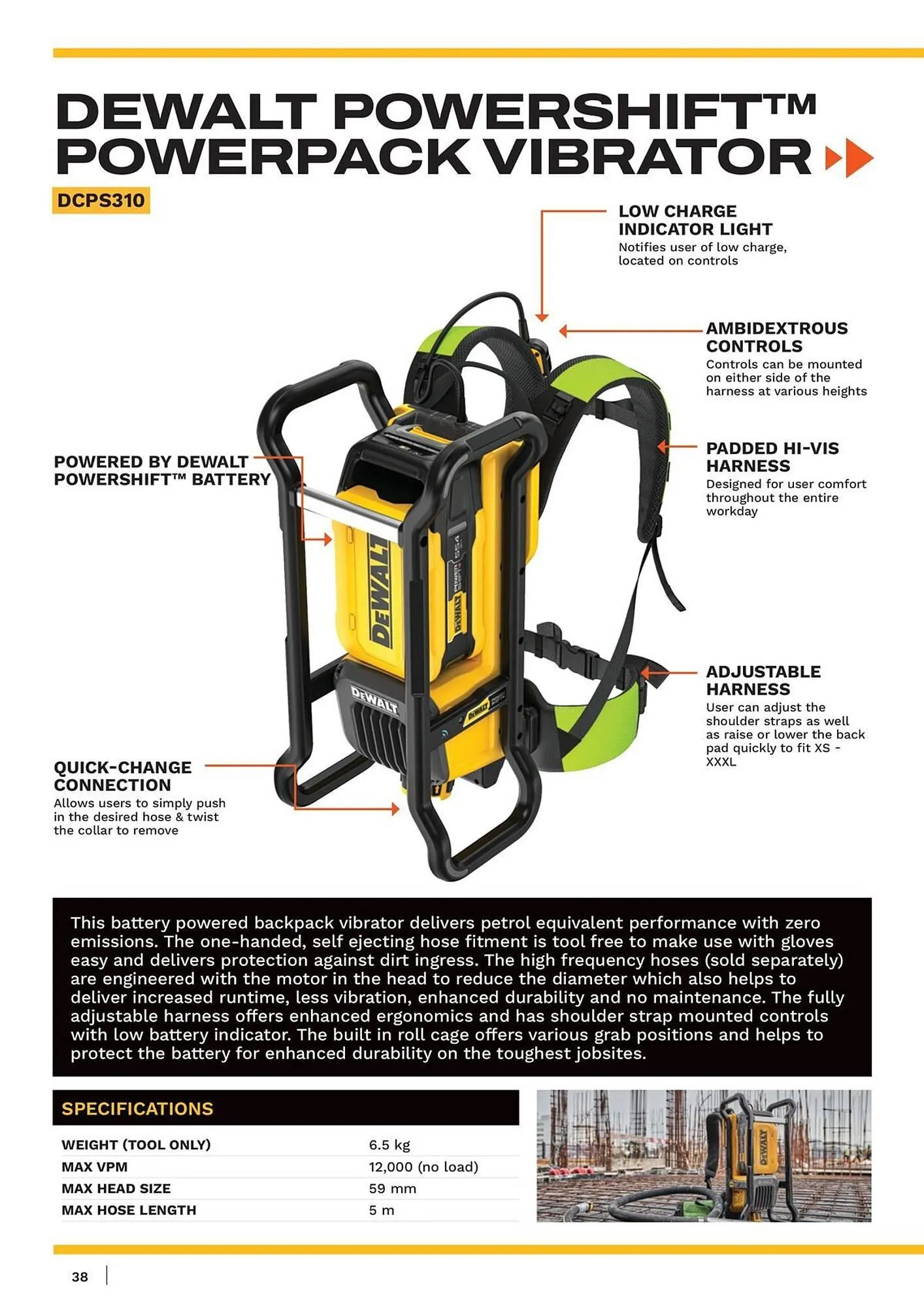 Dewalt reklamblad från 21 mars till 31 maj 2025 - Reklamblad sidor 38