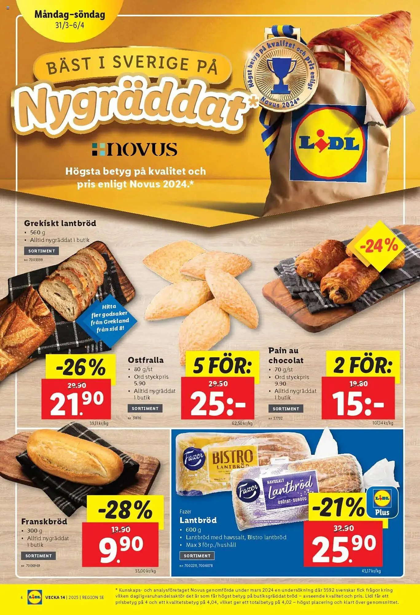 Lidl reklamblad från 31 mars till 6 april 2025 - Reklamblad sidor 4