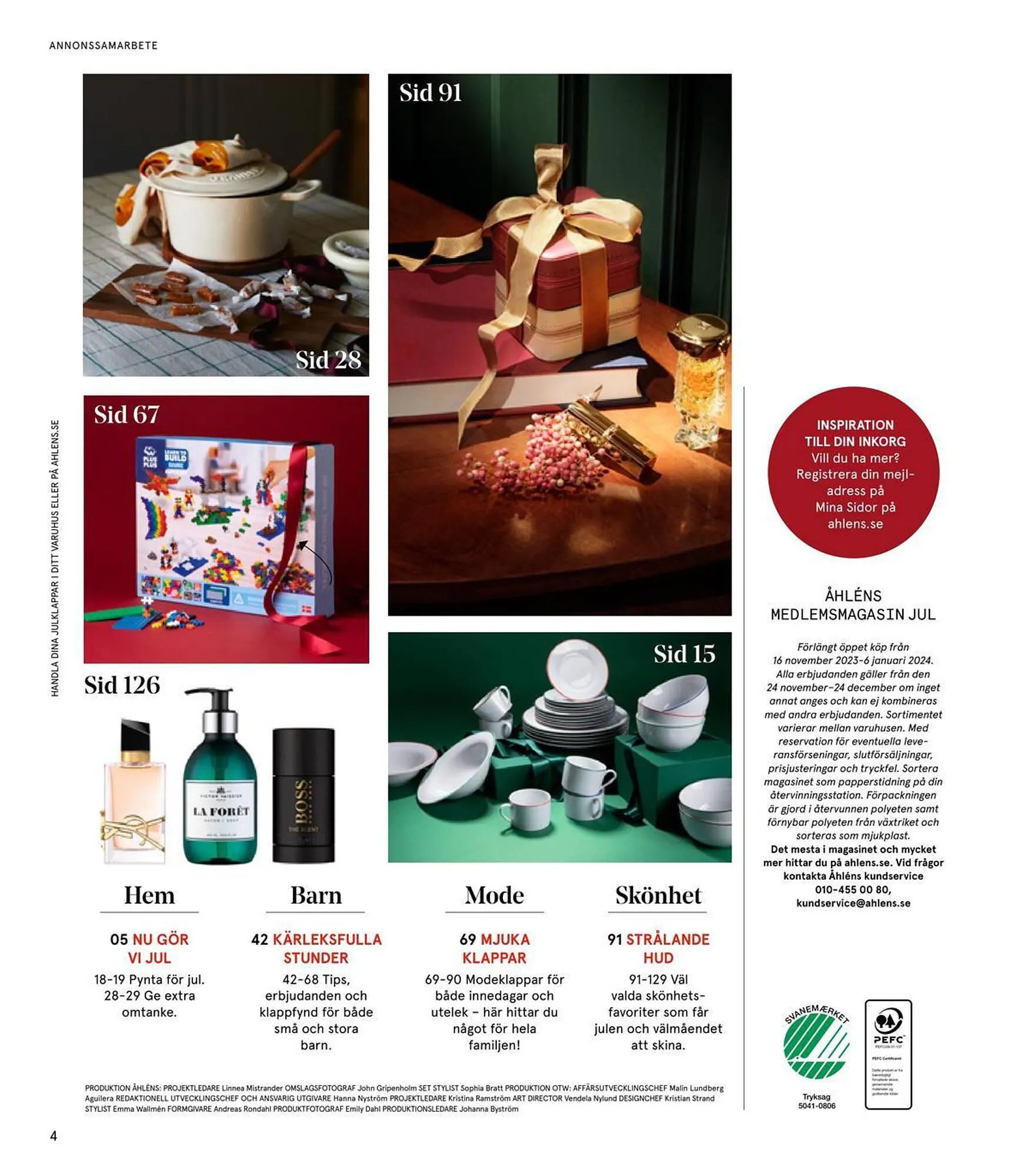 Åhléns reklamblad från 24 november till 24 december 2023 - Reklamblad sidor 4