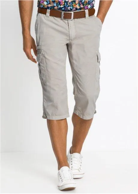 Långa cargobermudas, Regular Fit