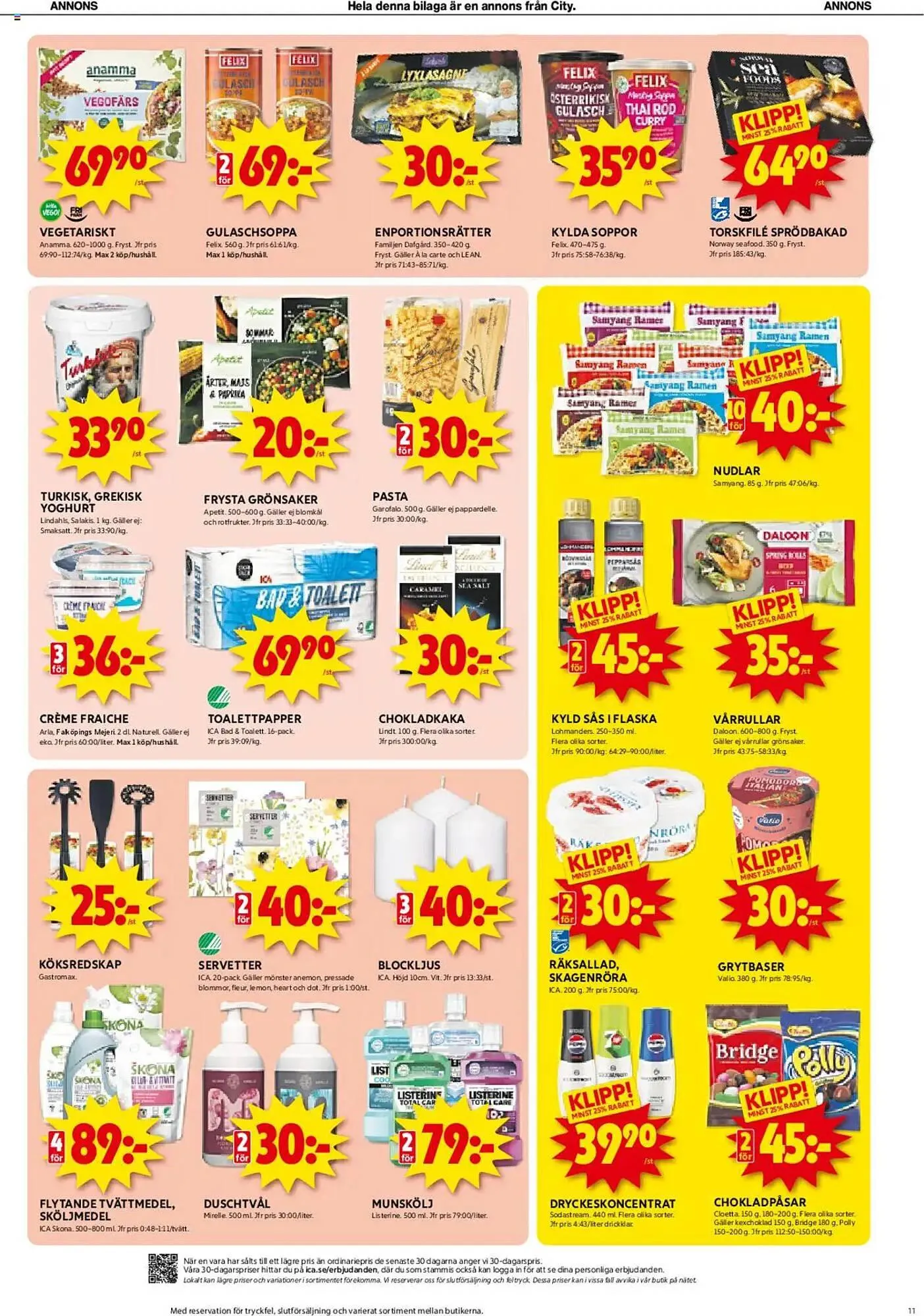 ICA Kvantum reklamblad från 10 mars till 16 mars 2025 - Reklamblad sidor 11
