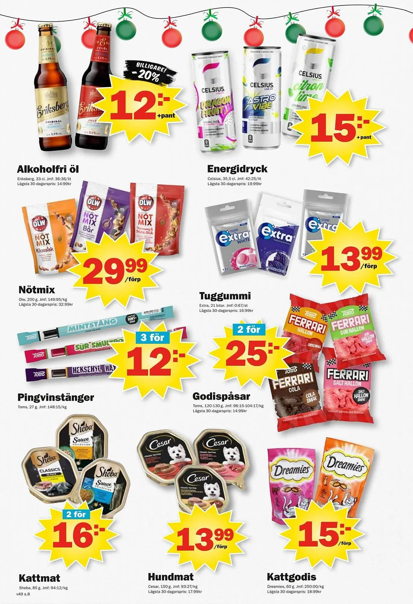 Pekås reklamblad från 1 december till 8 december 2025 - Reklamblad sidor 8