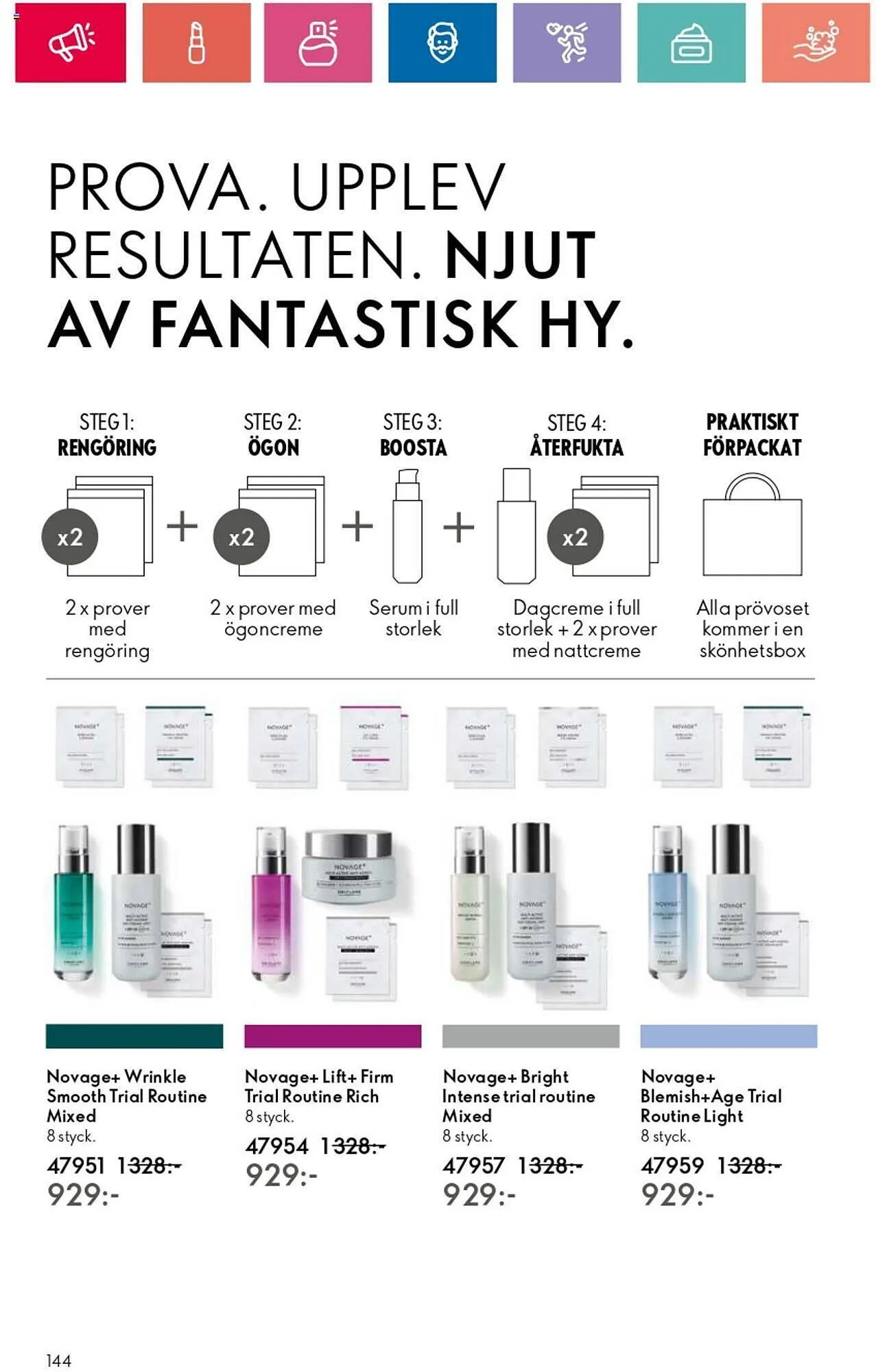 Oriflame reklamblad från 12 september till 2 oktober 2024 - Reklamblad sidor 144