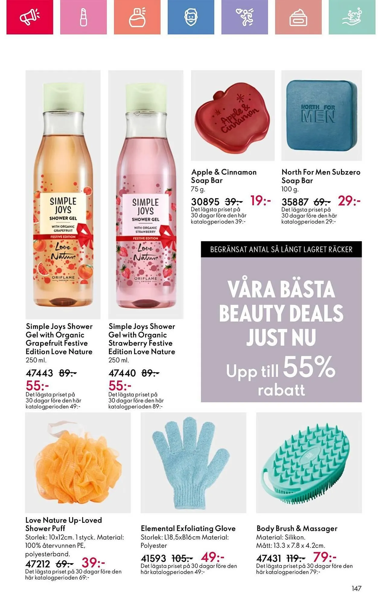 Oriflame reklamblad från 10 mars till 29 mars 2025 - Reklamblad sidor 147