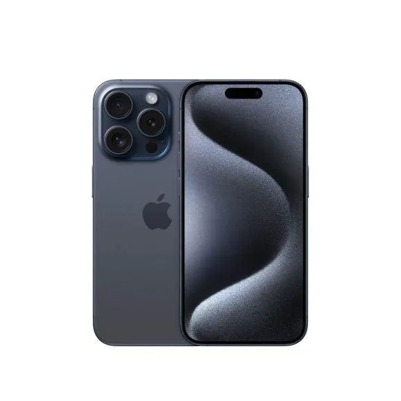 Apple iPhone 15 Pro 128GB - Blått Titan