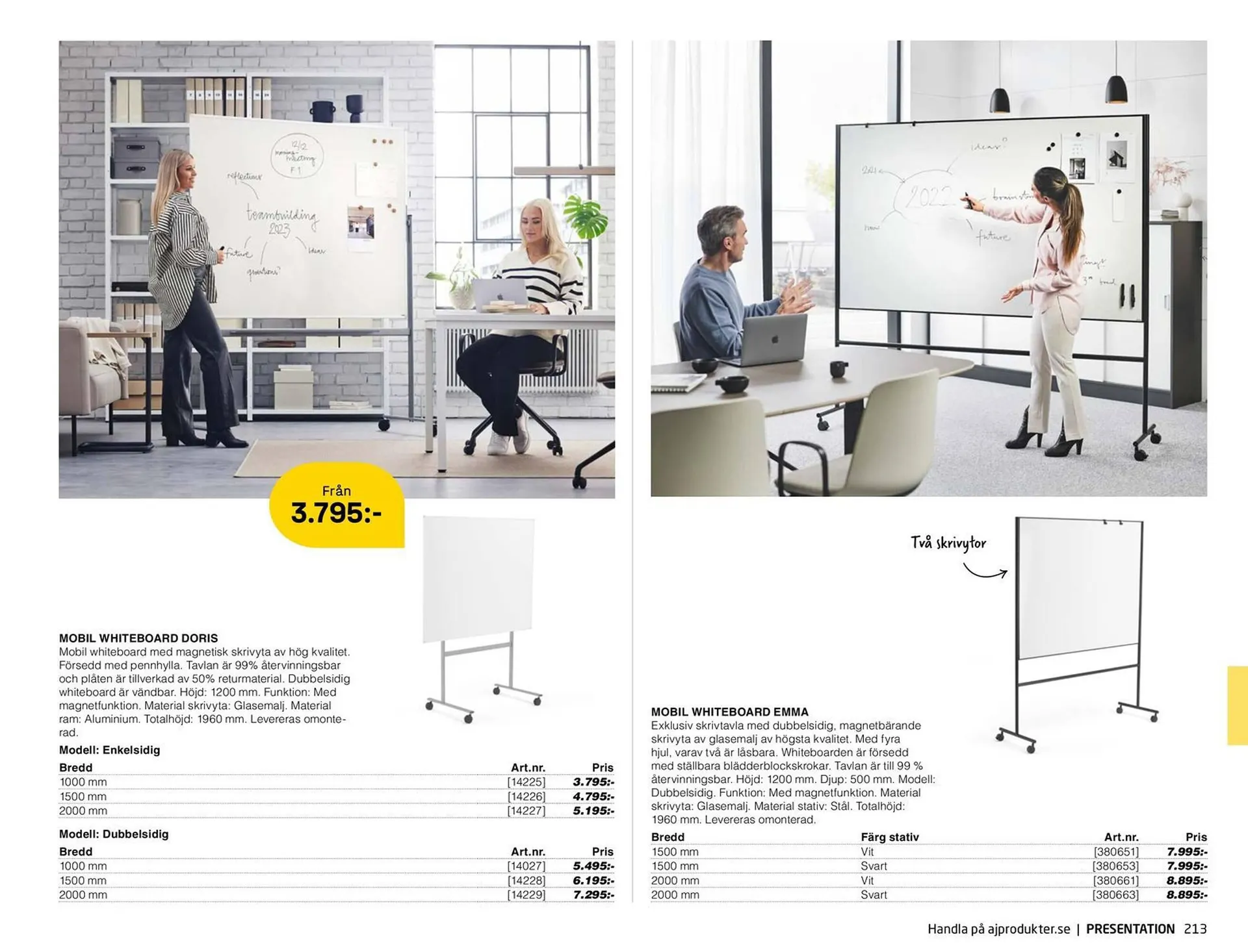 AJ Produkter reklamblad från 8 oktober till 4 december 2023 - Reklamblad sidor 213