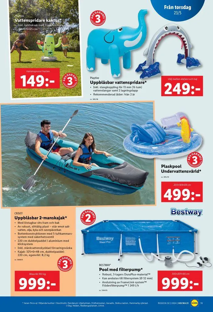 Nationell ERBJUDANDEN VECKA 21 från 20 maj till 26 maj 2024 - Reklamblad sidor 21