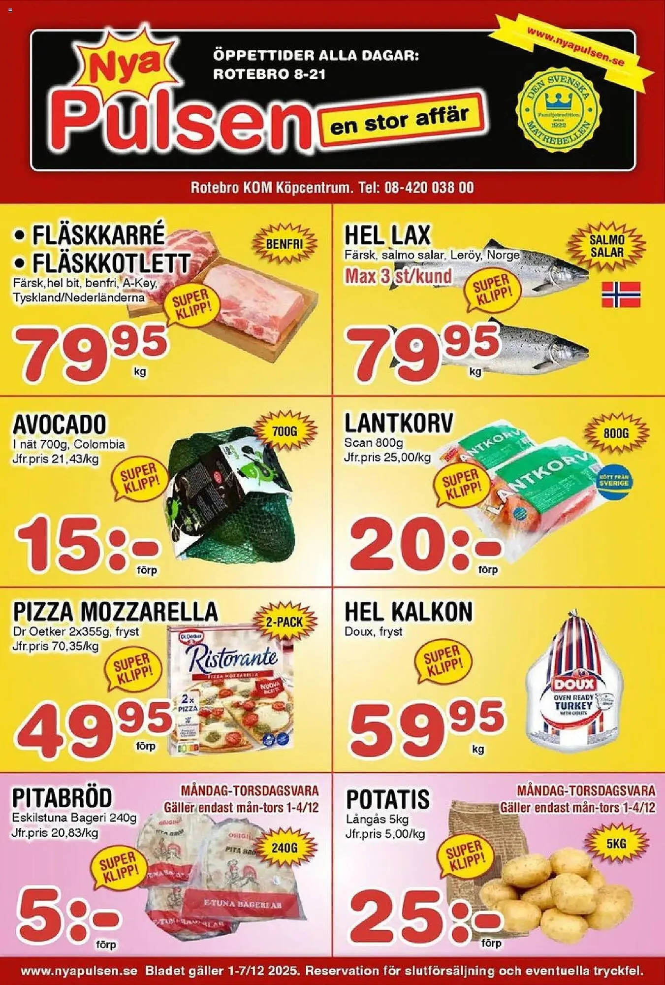 Nya Pulsen reklamblad - 1