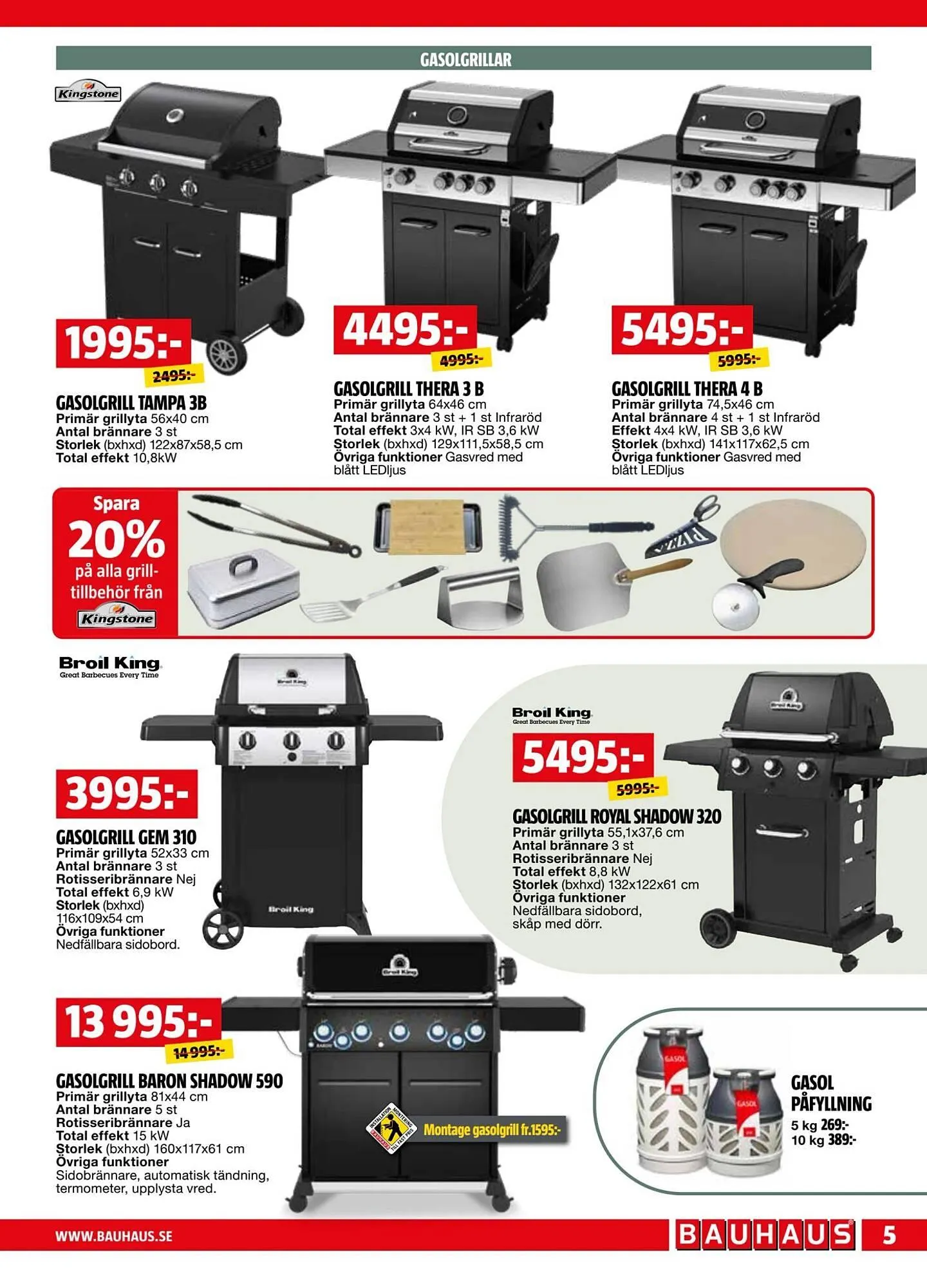 Bauhaus reklamblad från 7 april till 20 april 2026 - Reklamblad sidor 5