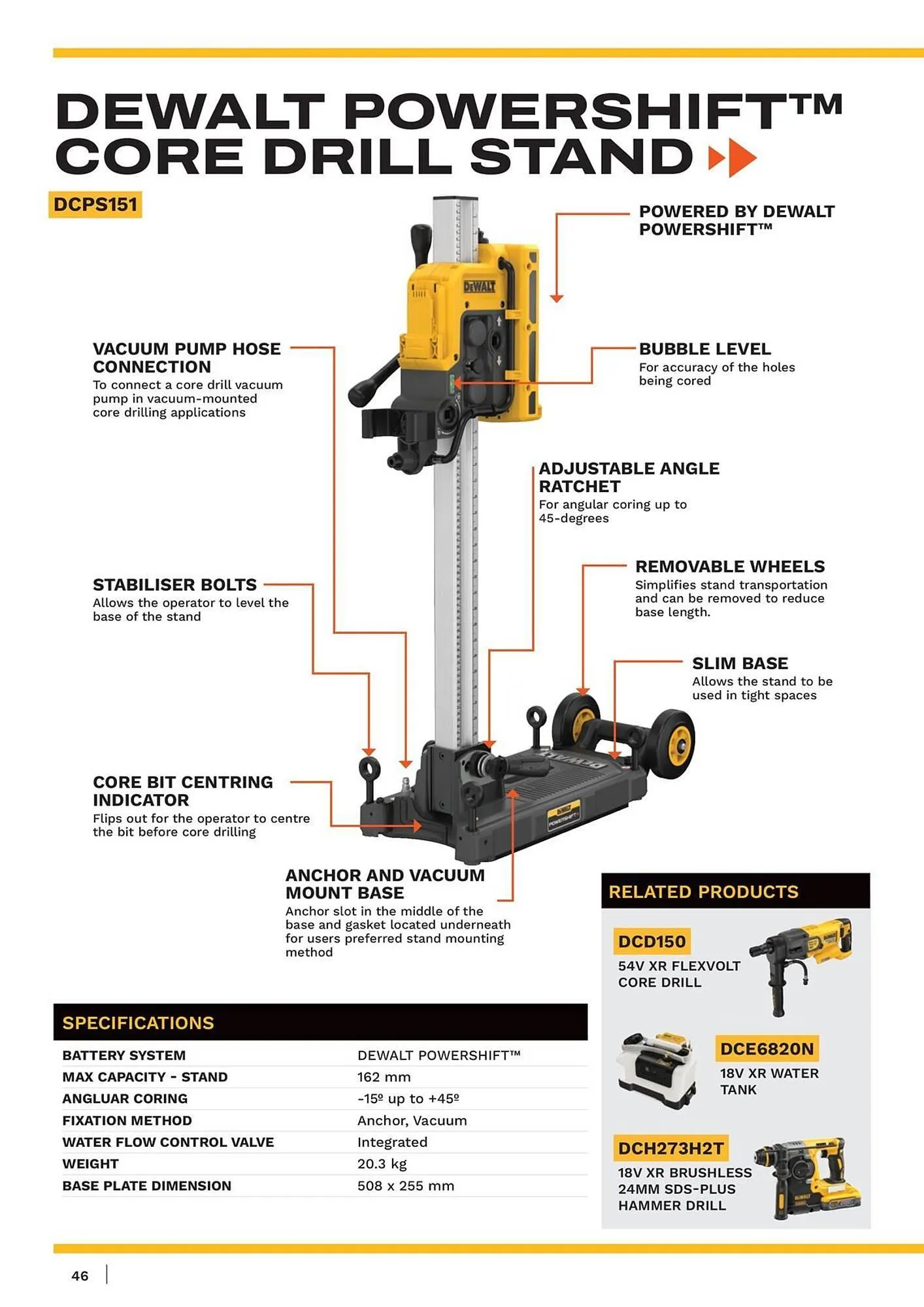 Dewalt reklamblad från 21 mars till 31 maj 2025 - Reklamblad sidor 46