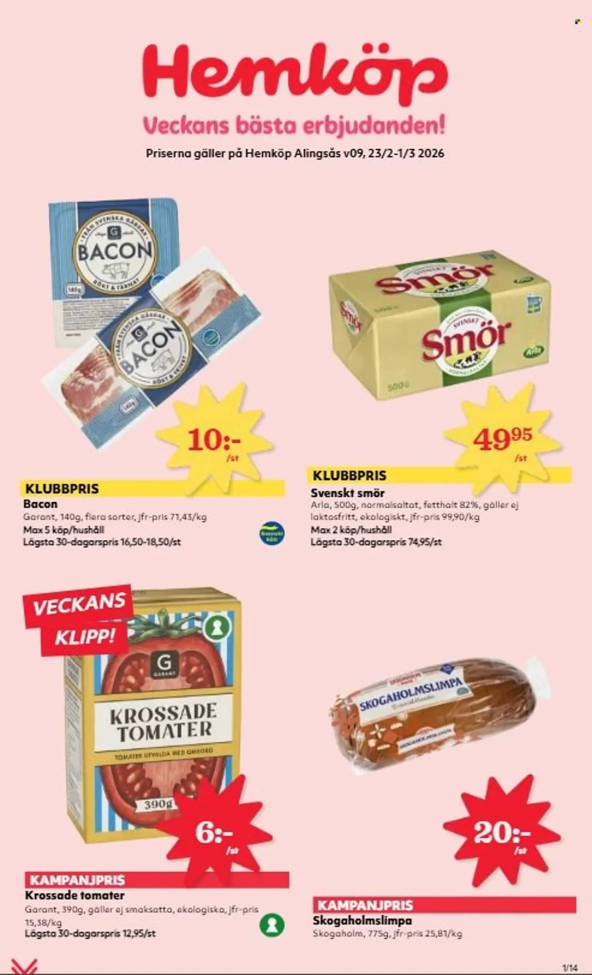 Hemköp reklamblad - 1