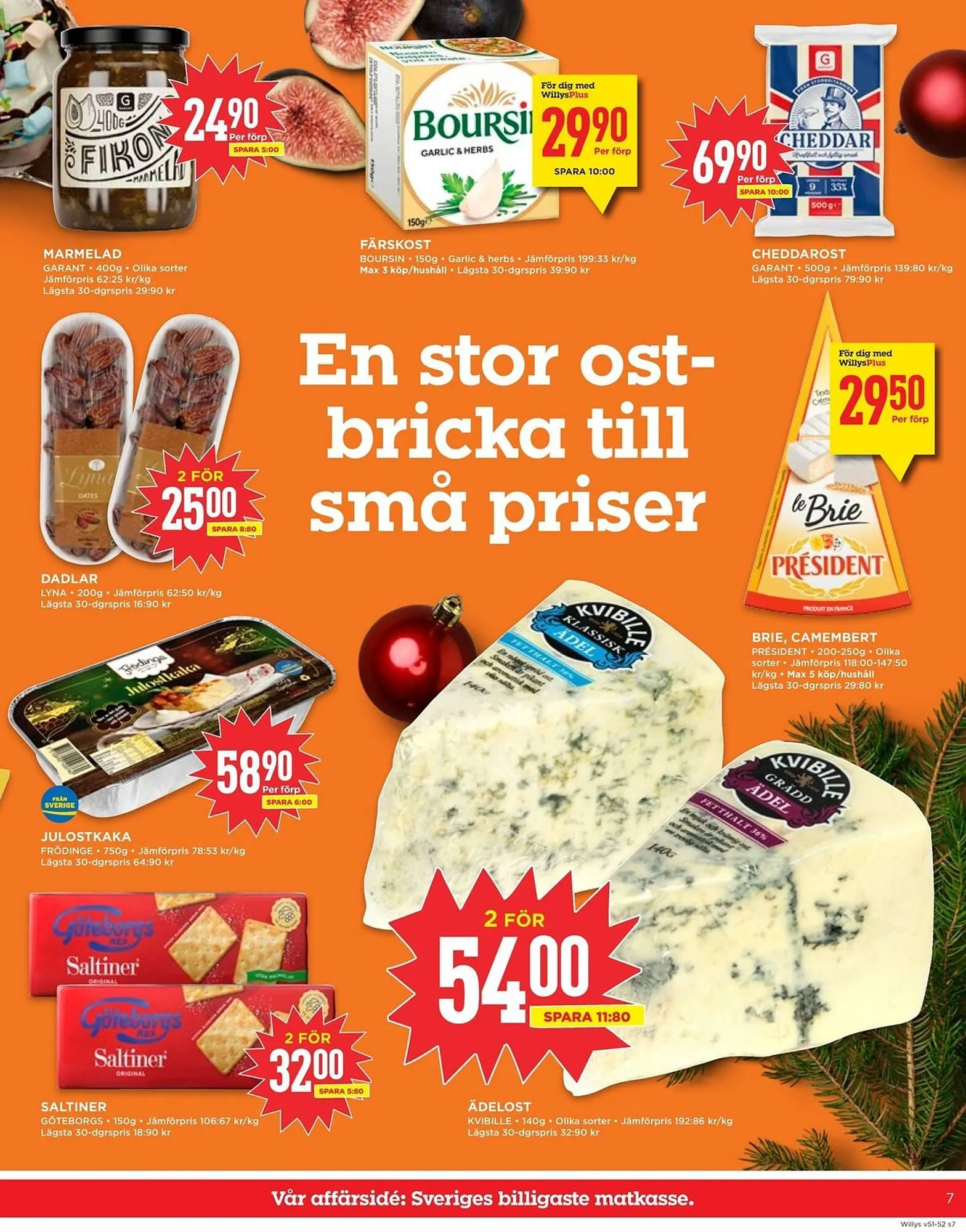 Willys reklamblad från 15 december till 25 december 2025 - Reklamblad sidor 7
