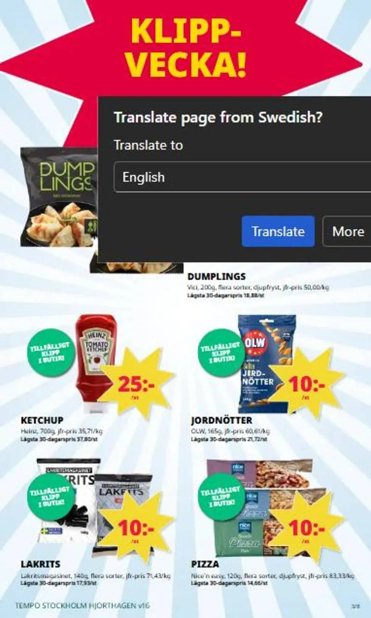 Tempo reklamblad från 13 april till 19 april 2026 - Reklamblad sidor 3