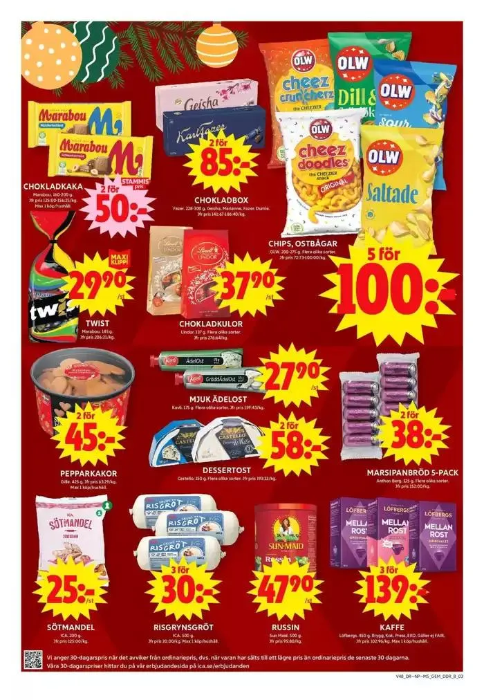 Fantastiska rabatter på utvalda produkter från 23 november till 7 december 2024 - Reklamblad sidor 22