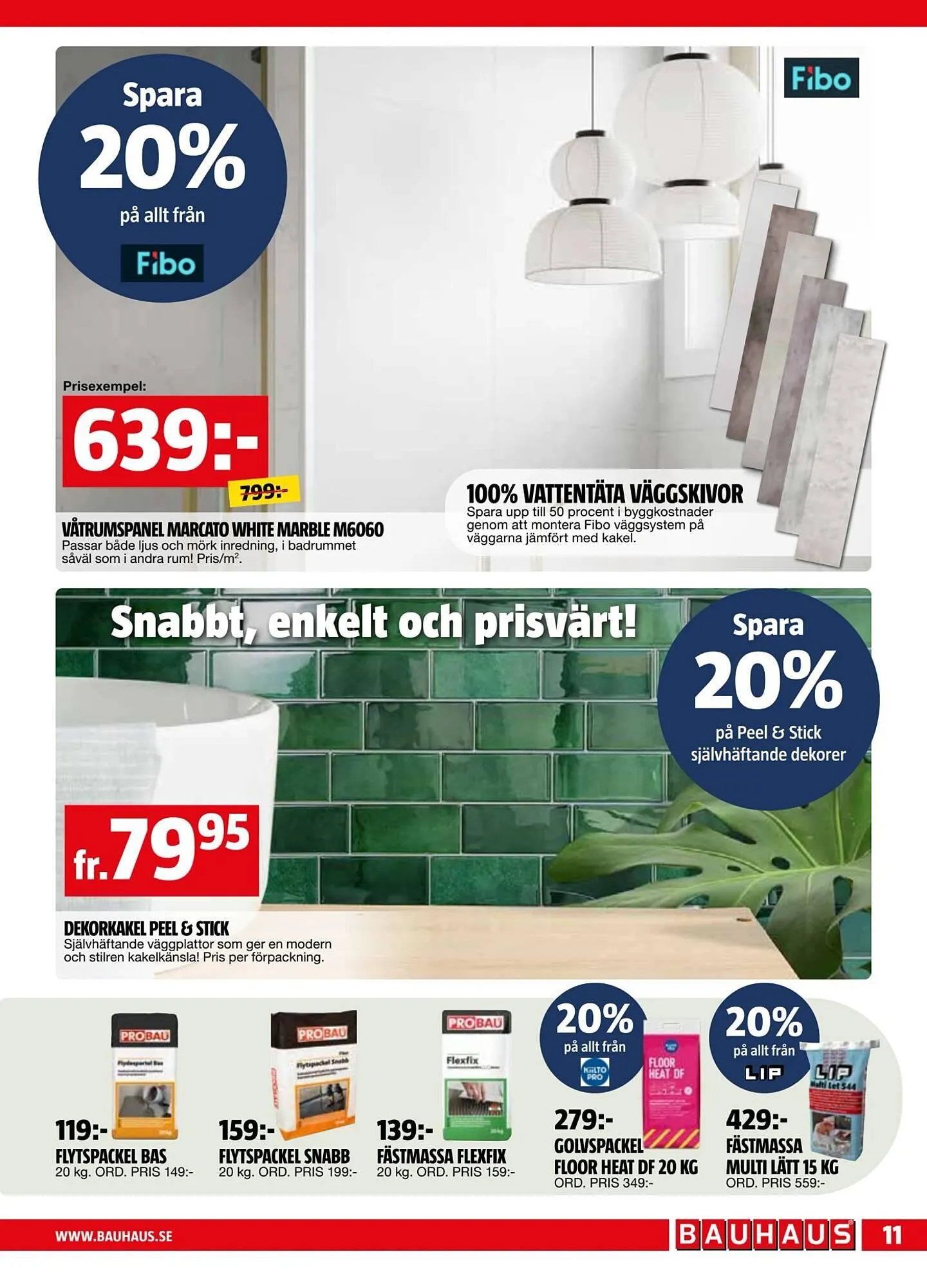 Bauhaus reklamblad från 2 mars till 16 mars 2026 - Reklamblad sidor 11