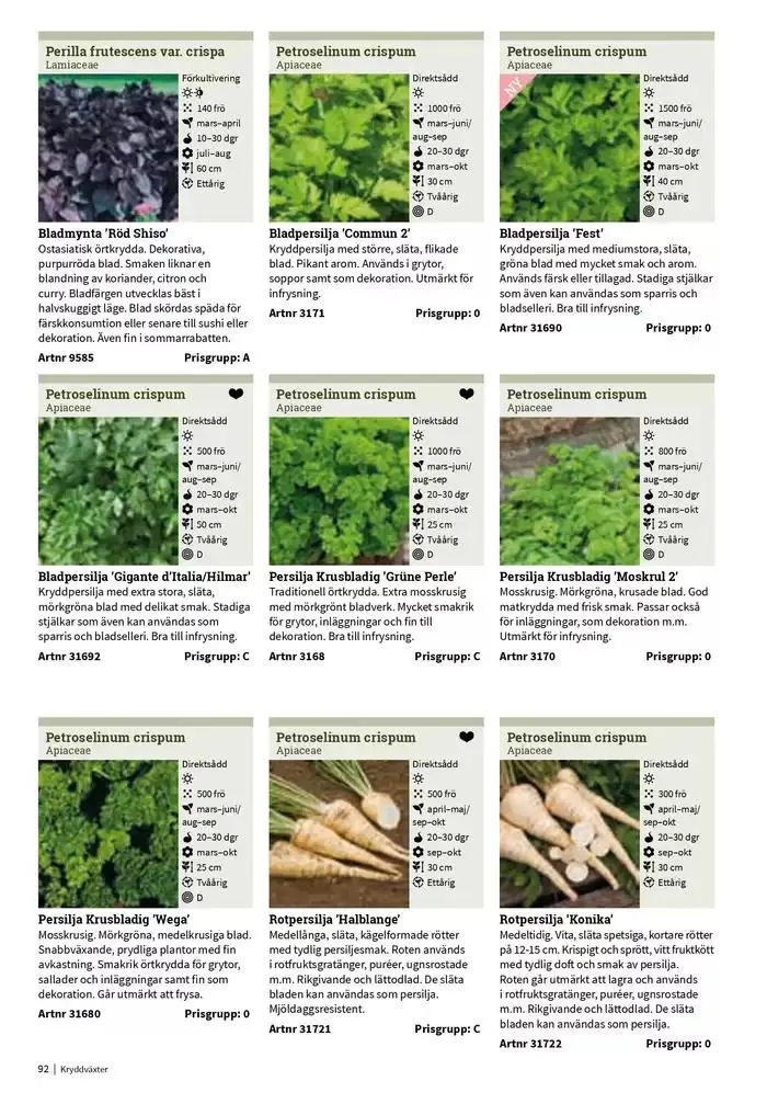 Frökatalog 2025! från 23 januari till 31 december 2025 - Reklamblad sidor 92