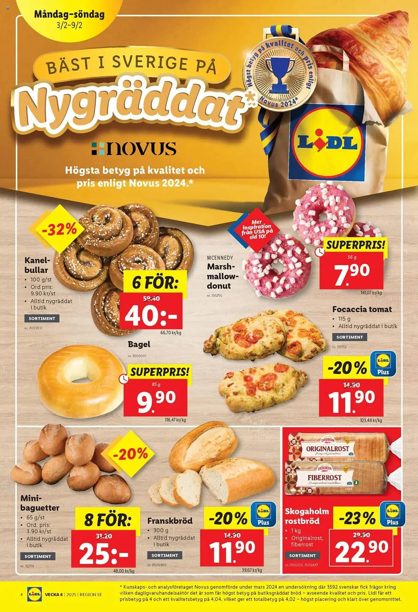 Lidl reklamblad från 3 februari till 9 februari 2025 - Reklamblad sidor 4