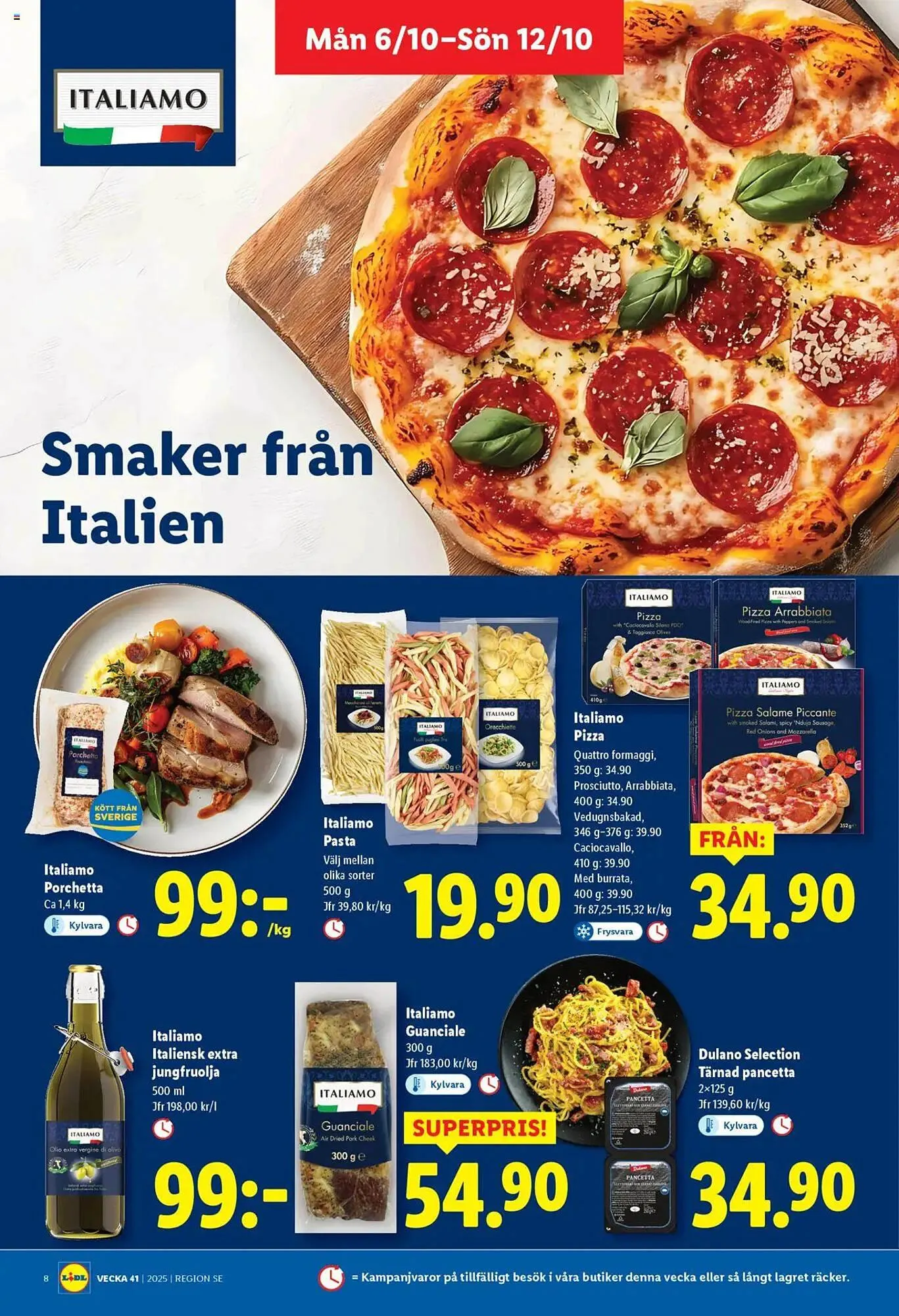 Lidl reklamblad från 6 oktober till 12 oktober 2025 - Reklamblad sidor 8