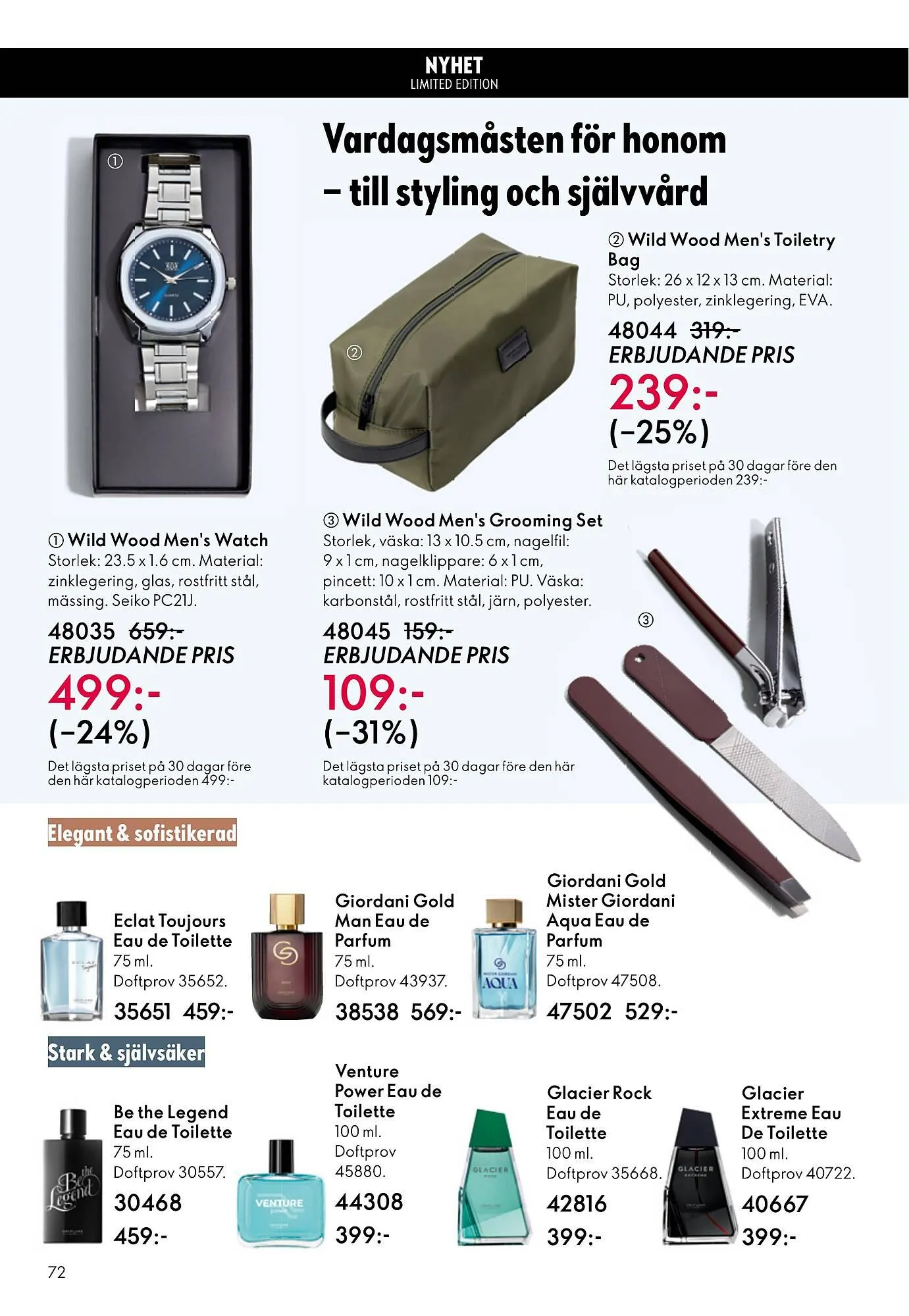 Oriflame reklamblad från 29 oktober till 18 november 2025 - Reklamblad sidor 72