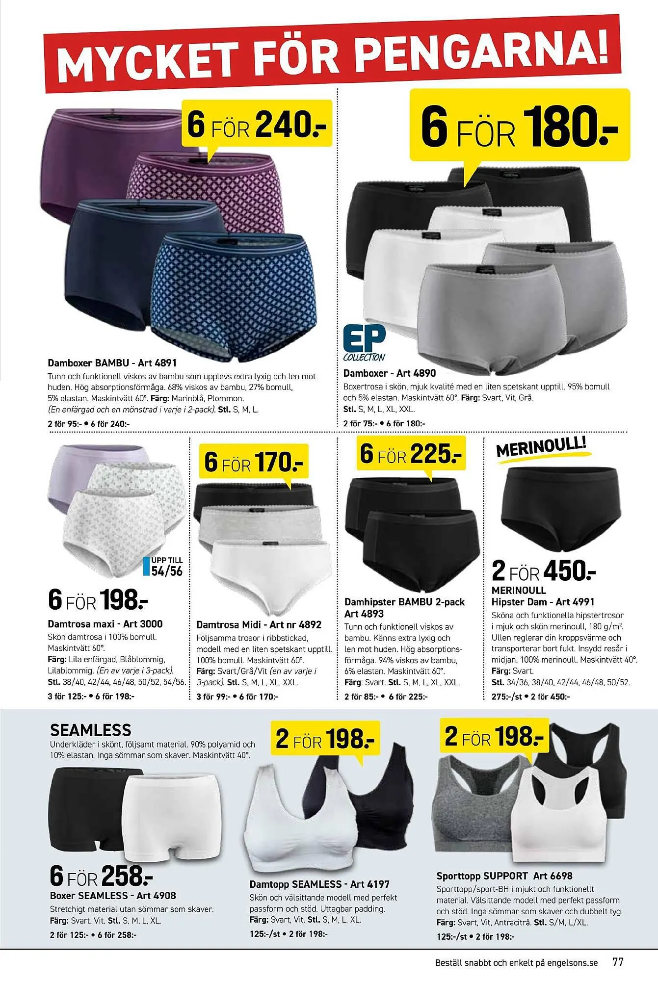 Engelsons reklamblad från 23 oktober till 30 november 2023 - Reklamblad sidor 77