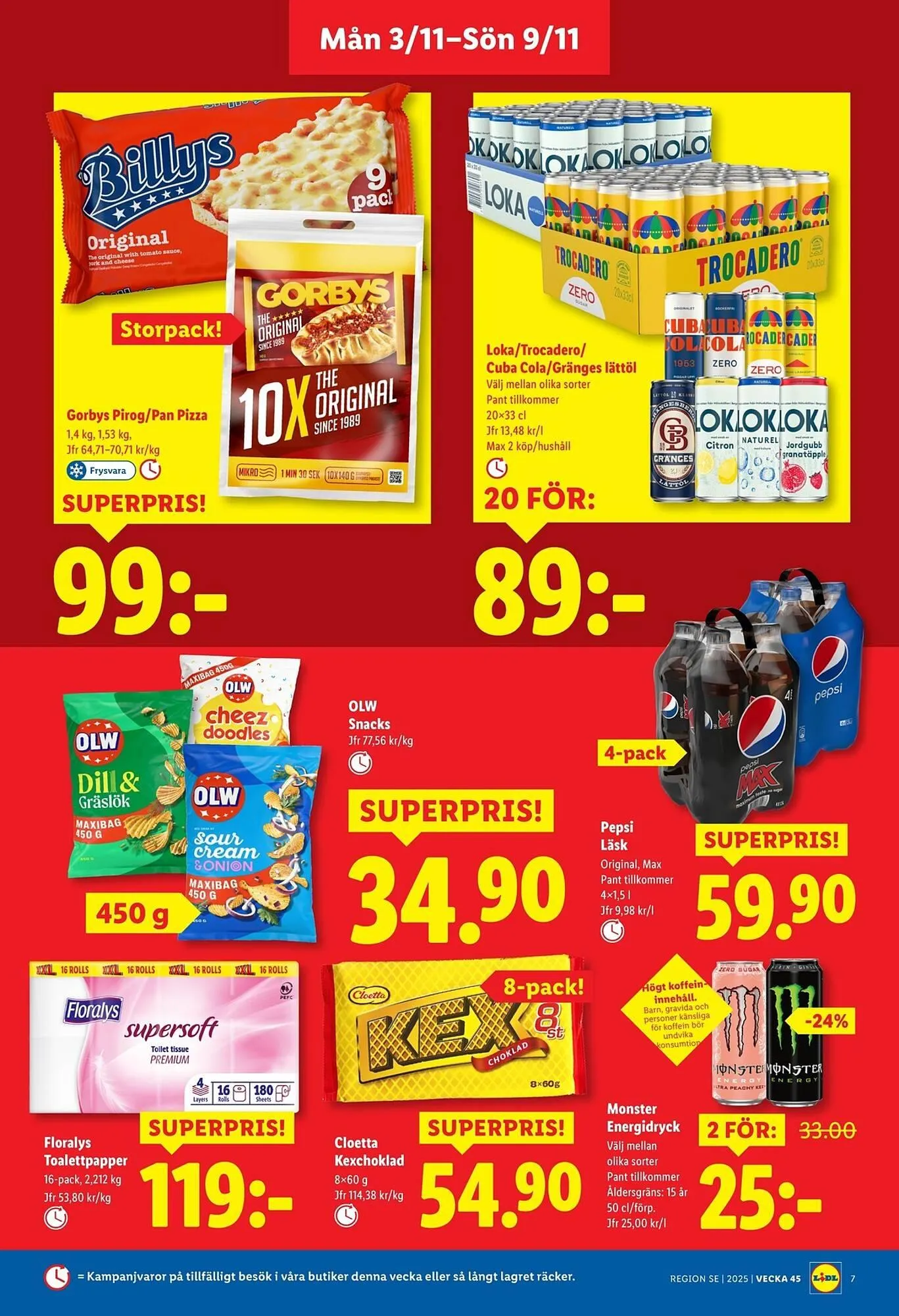 Lidl reklamblad från 3 november till 9 november 2025 - Reklamblad sidor 7