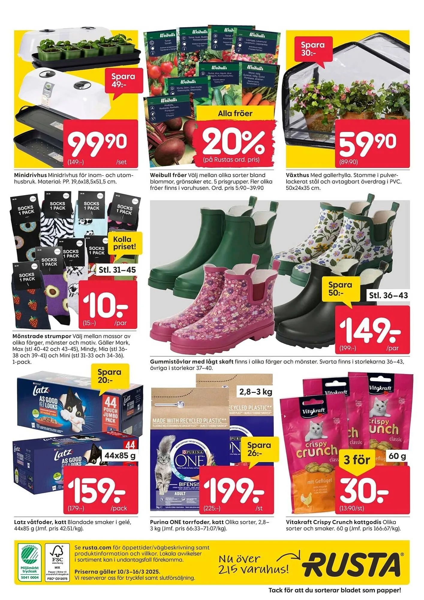 Rusta reklamblad från 10 mars till 16 mars 2025 - Reklamblad sidor 16