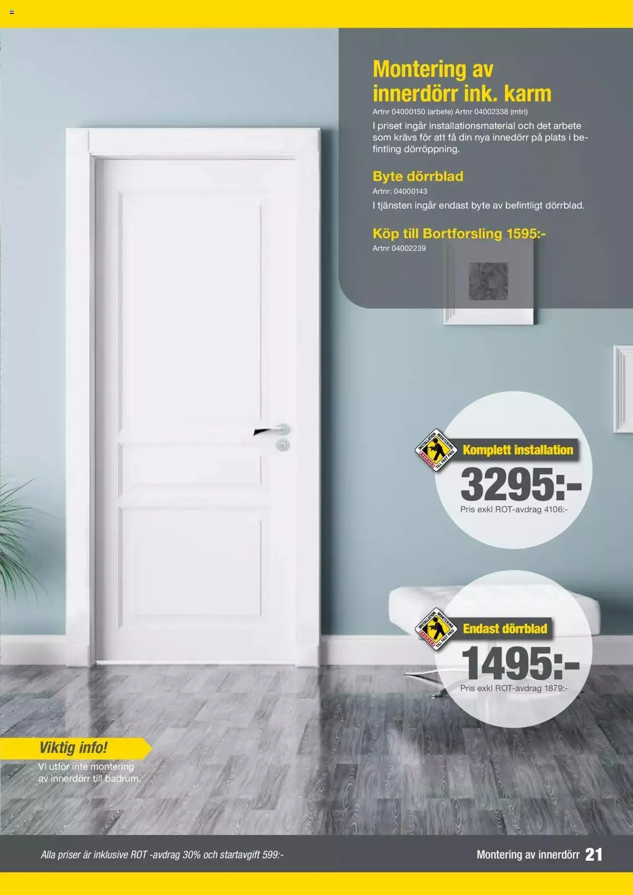 Bauhaus - Montageservice från 19 mars till 31 december 2023 - Reklamblad sidor 20