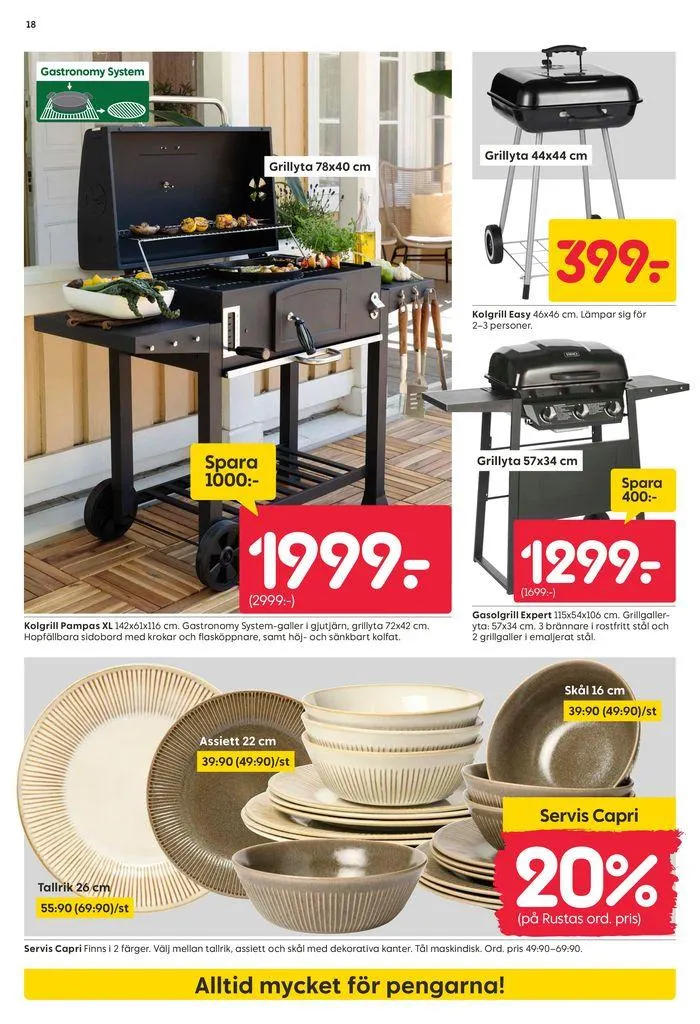 Rusta reklambad från 13 maj till 27 maj 2024 - Reklamblad sidor 18