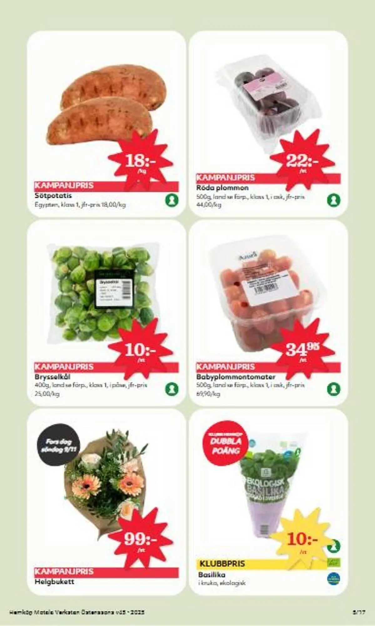 Hemköp reklamblad från 3 november till 9 november 2025 - Reklamblad sidor 5