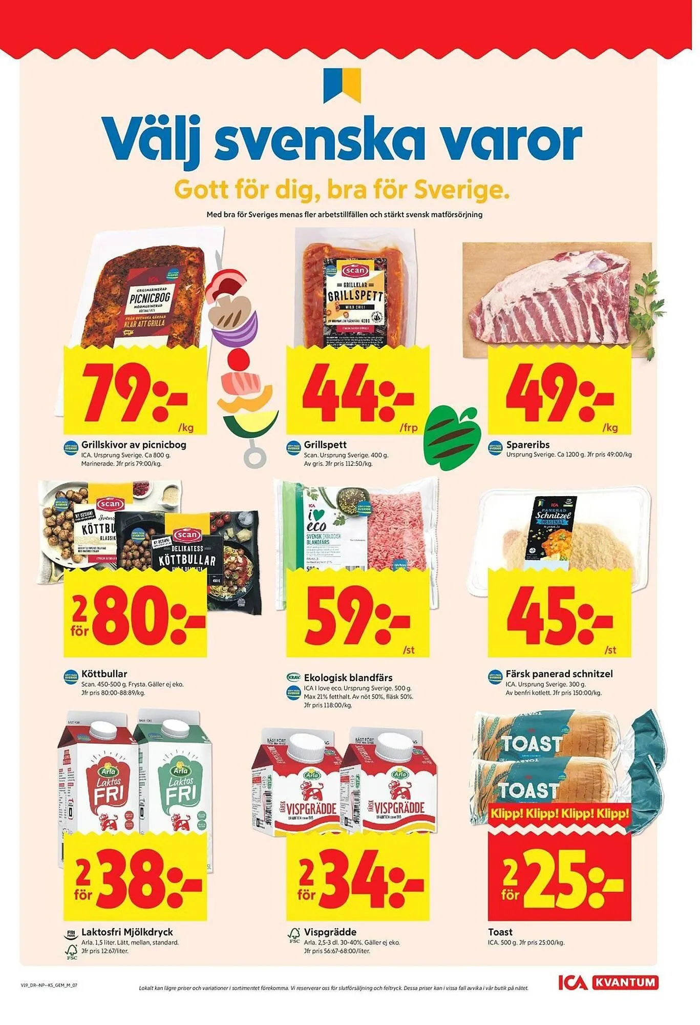 ICA Kvantum reklamblad från 4 maj till 10 maj 2026 - Reklamblad sidor 7