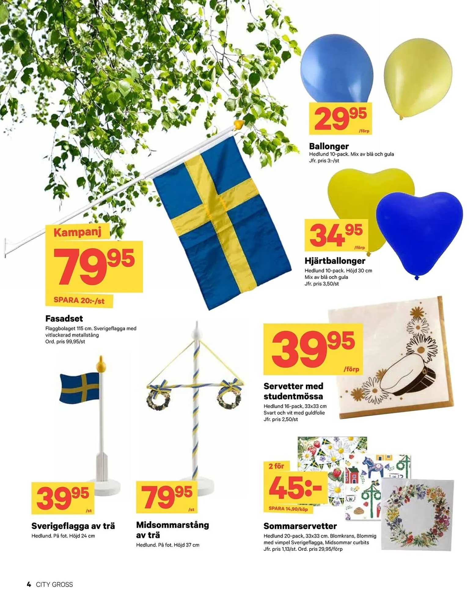 City Gross reklamblad från 19 maj till 15 juni 2025 - Reklamblad sidor 4