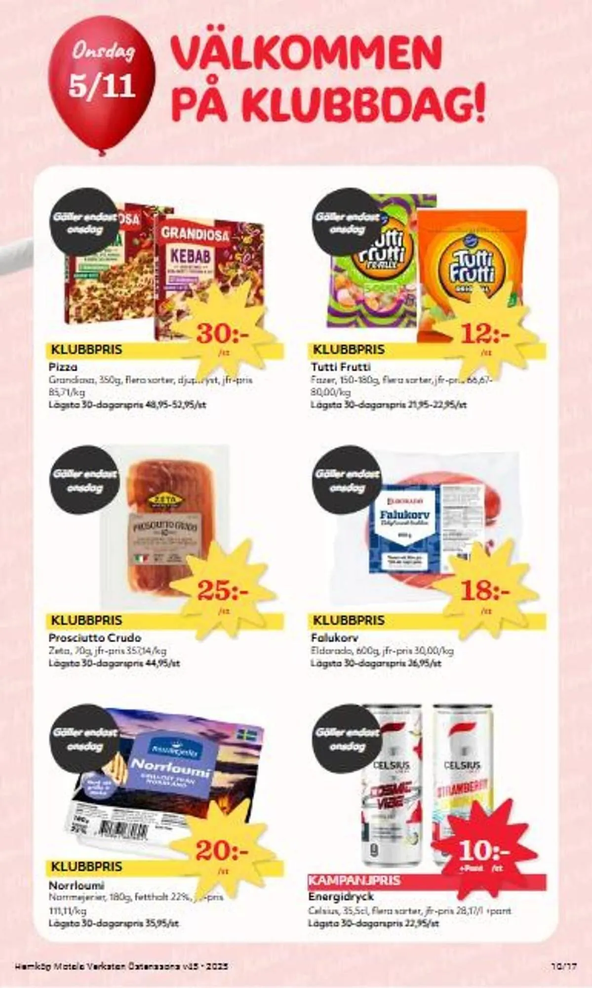 Hemköp reklamblad från 3 november till 9 november 2025 - Reklamblad sidor 10