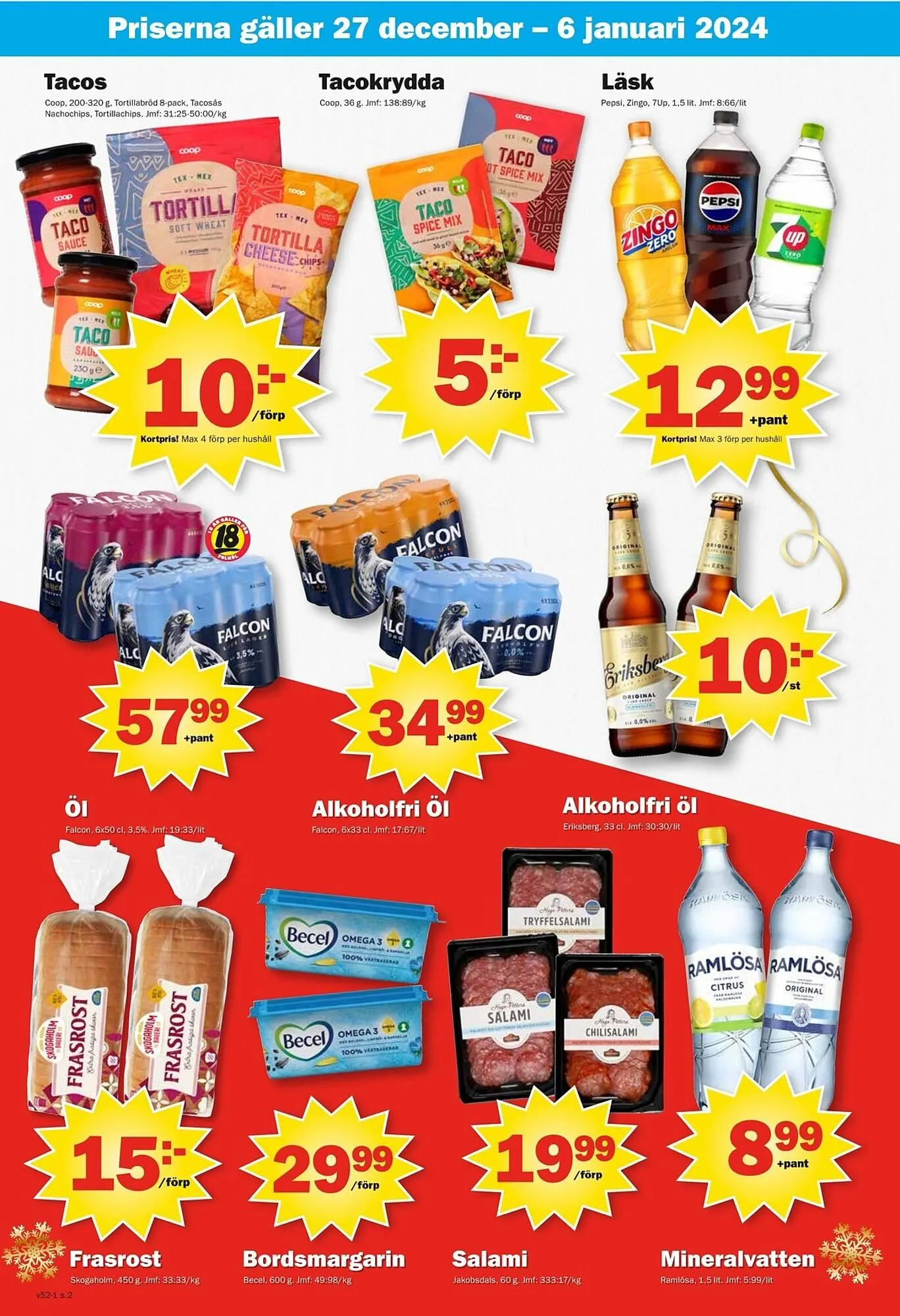 Pekås reklamblad från 22 december till 28 december 2025 - Reklamblad sidor 2