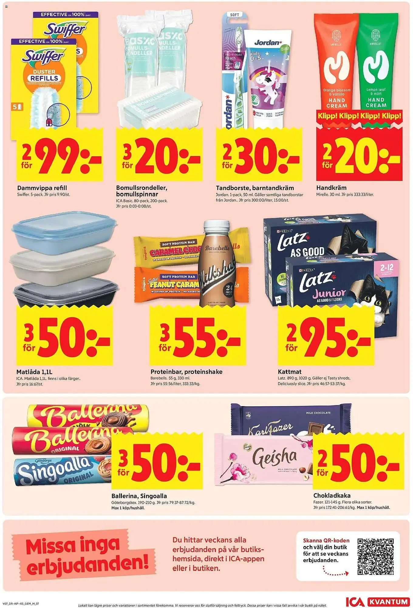 ICA Kvantum reklamblad från 9 februari till 15 februari 2026 - Reklamblad sidor 7