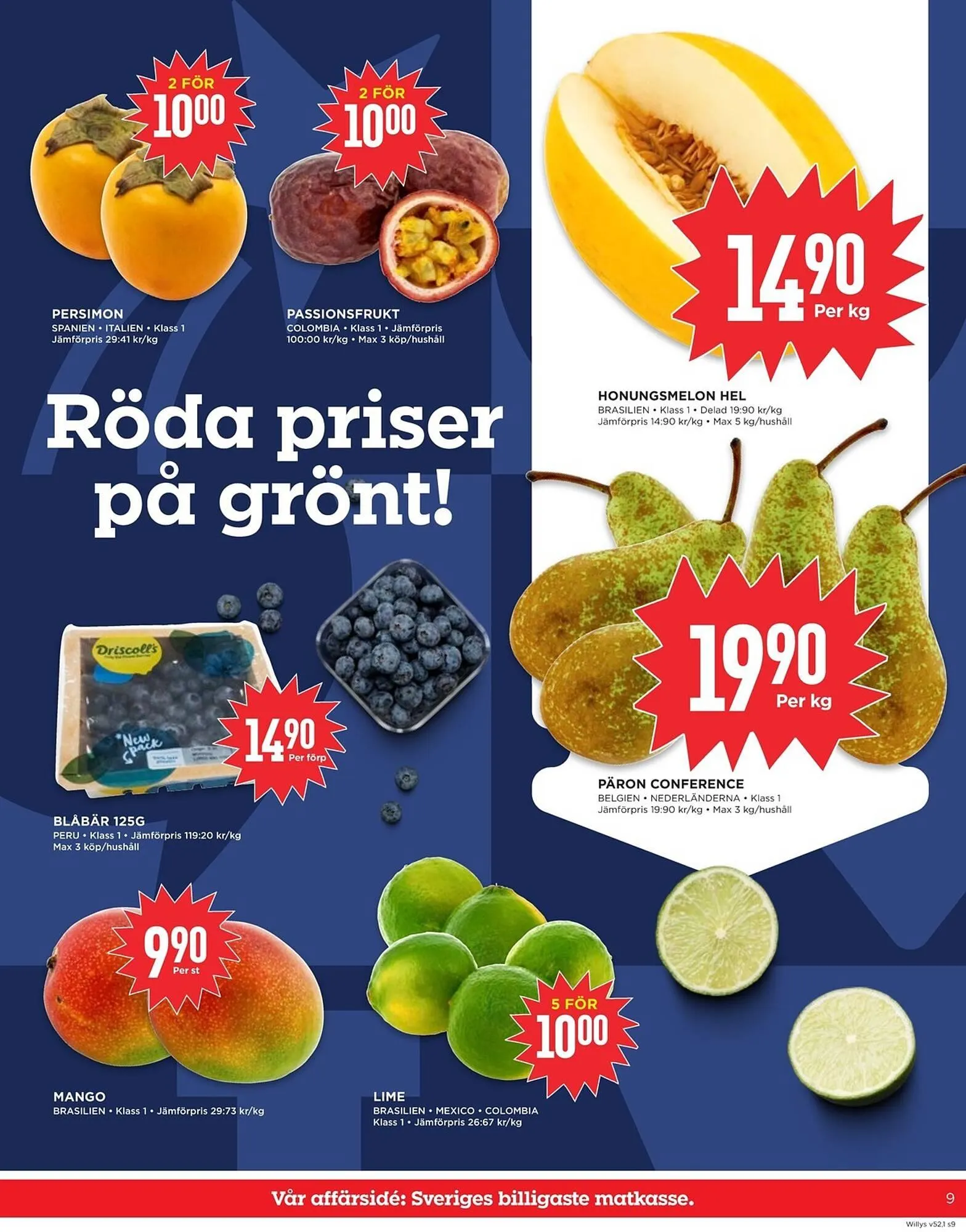 Willys reklamblad från 26 december till 4 januari 2026 - Reklamblad sidor 9