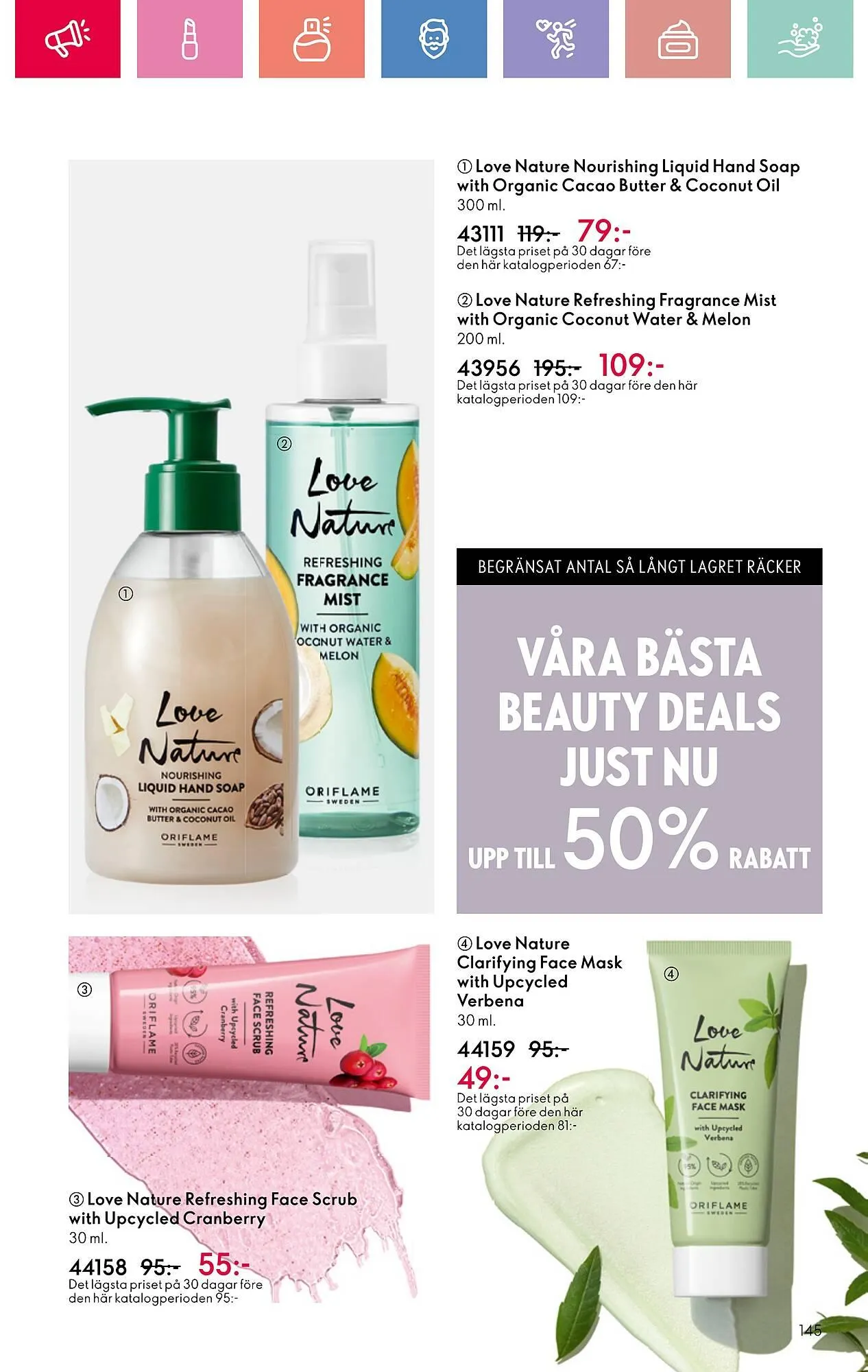 Oriflame reklamblad från 26 januari till 15 februari 2025 - Reklamblad sidor 145