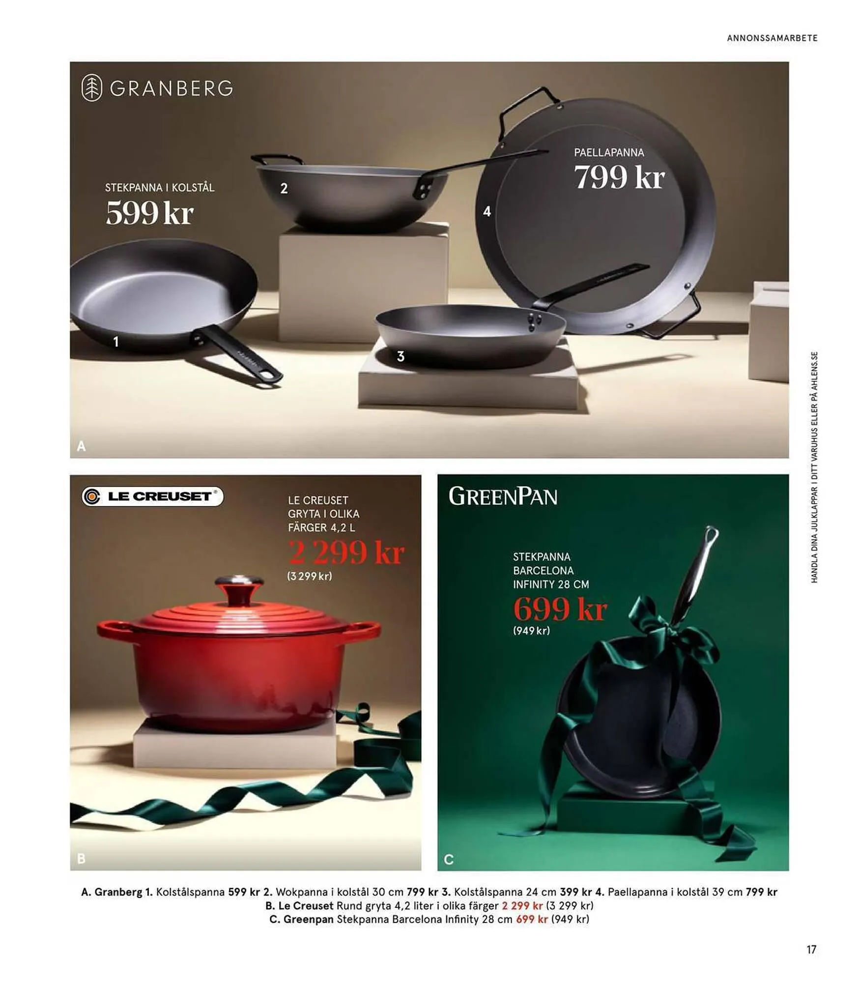 Åhléns reklamblad från 24 november till 24 december 2023 - Reklamblad sidor 17