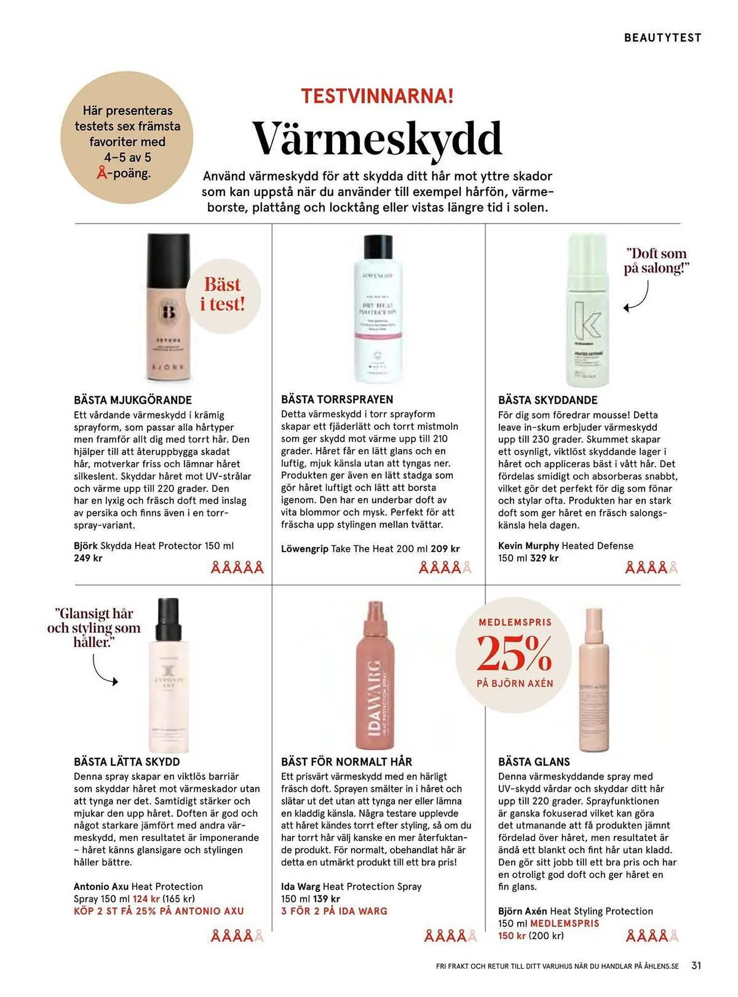 Åhléns reklamblad från 2 oktober till 22 oktober 2024 - Reklamblad sidor 31