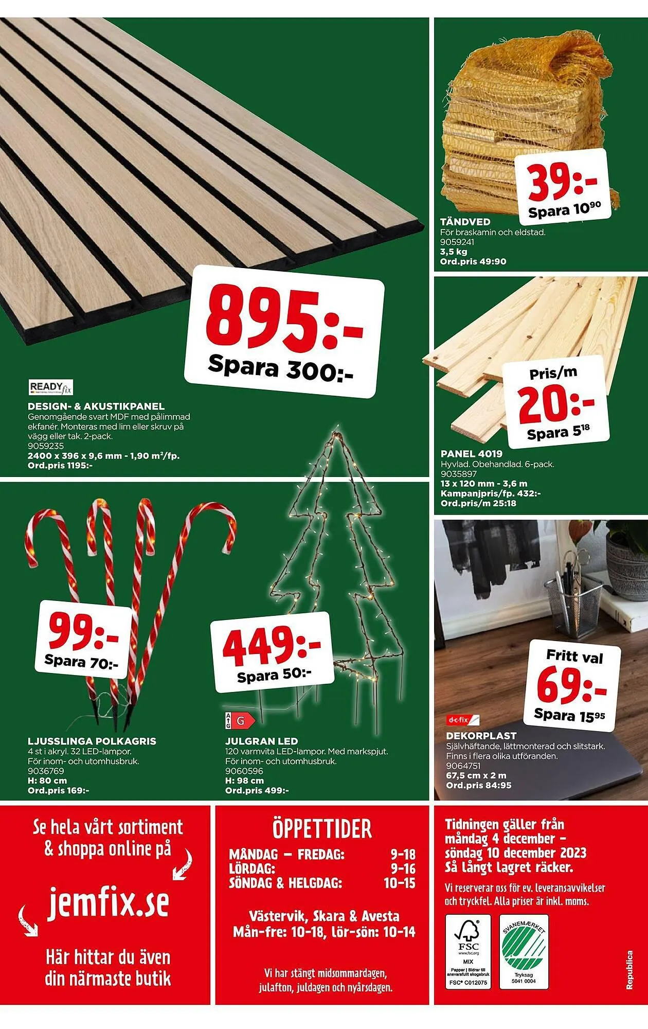 Jem&Fix reklamblad från 3 december till 10 december 2023 - Reklamblad sidor 12