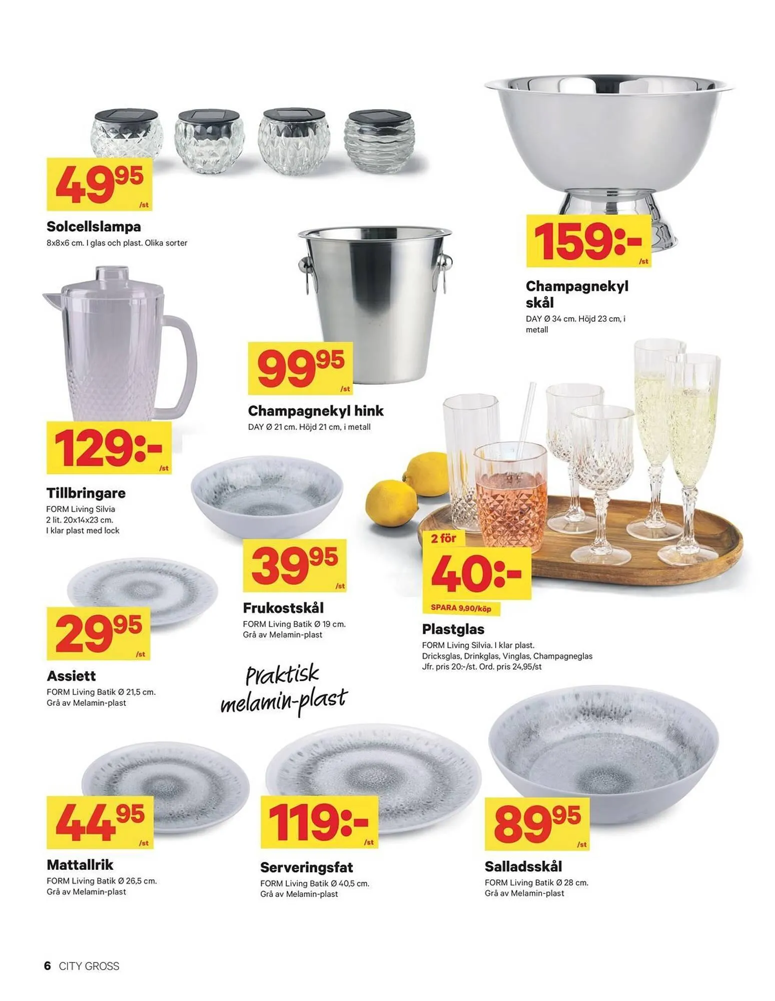 City Gross reklamblad från 22 september till 28 september 2025 - Reklamblad sidor 6