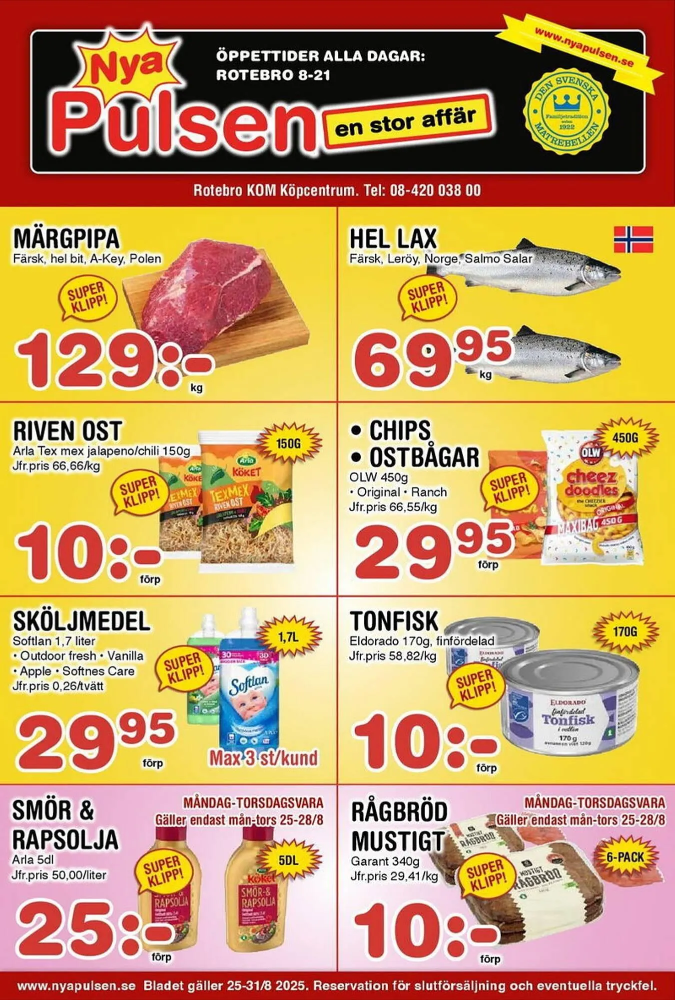 Nya Pulsen reklamblad - 1