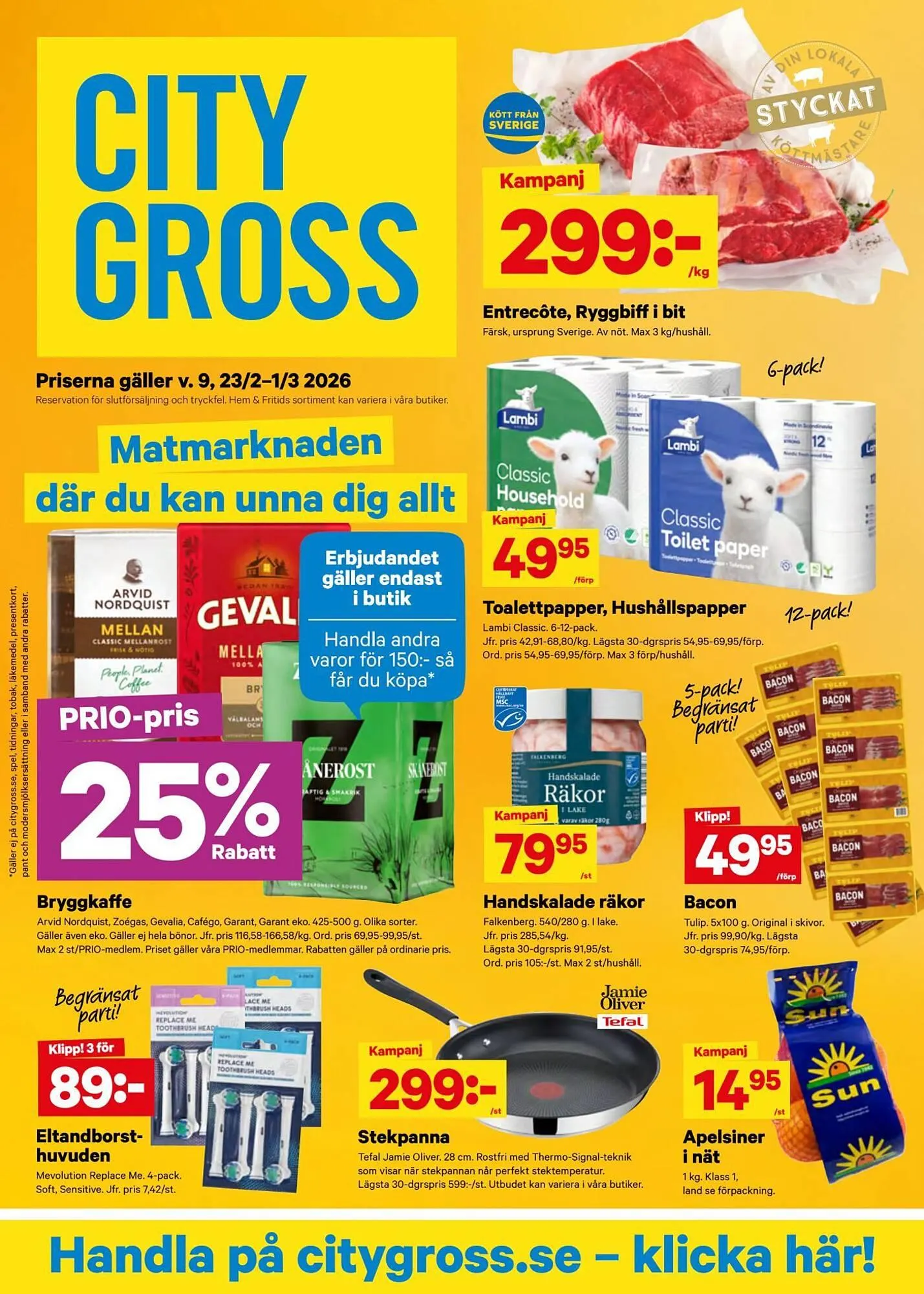City Gross reklamblad - 1